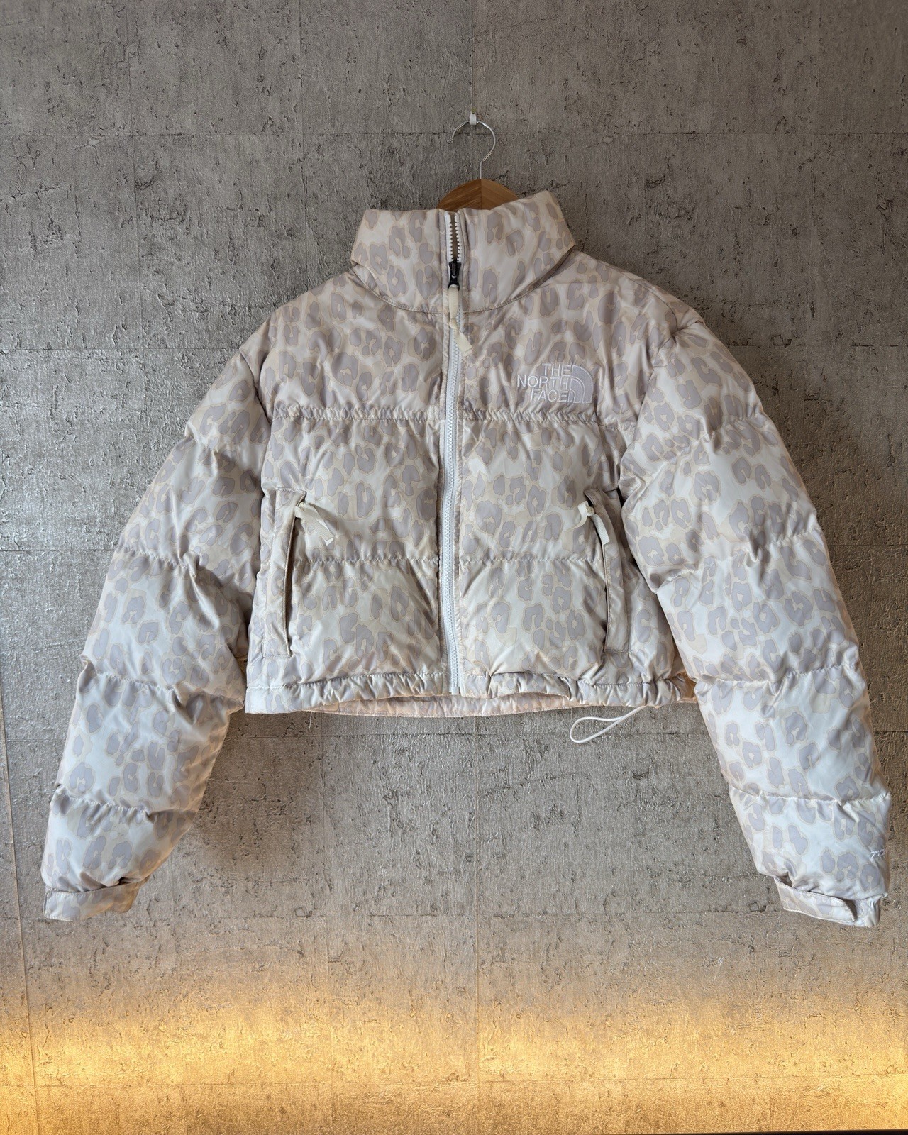 The North Face Nuptse Cropped Leopard Print Puffer Jacket – Women’s Small 700