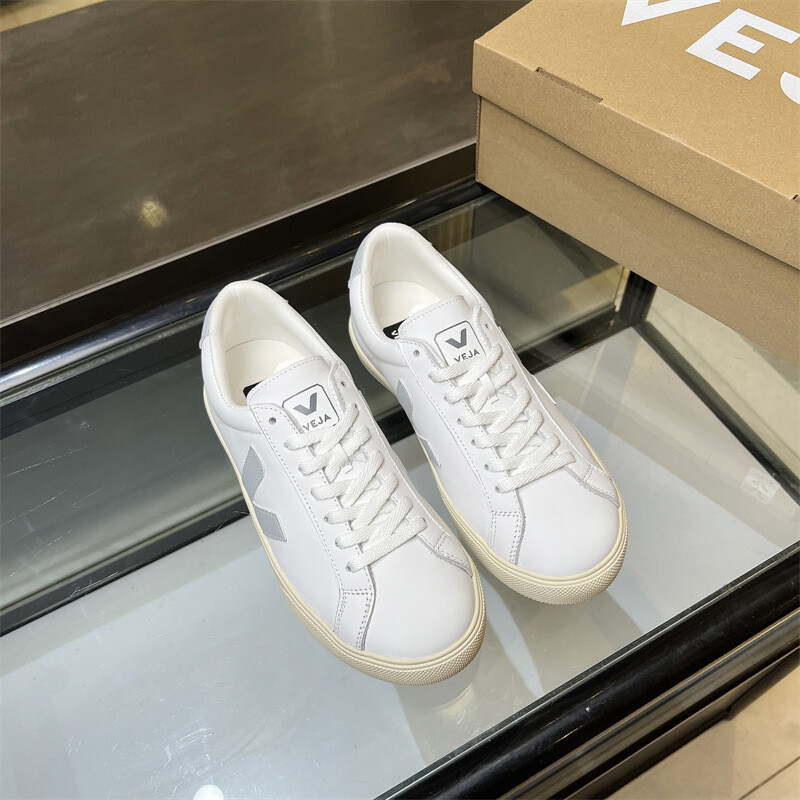 New Collection! Veja Esplar Women/Men Sneaker Extra White / Black, EU 36 – 45