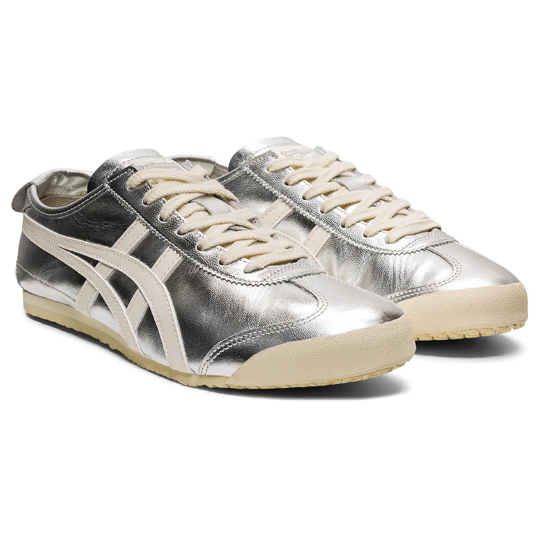 New Authentic Onitsuka Tiger MEXICO 66 SILVER WHITE 1183B566-021