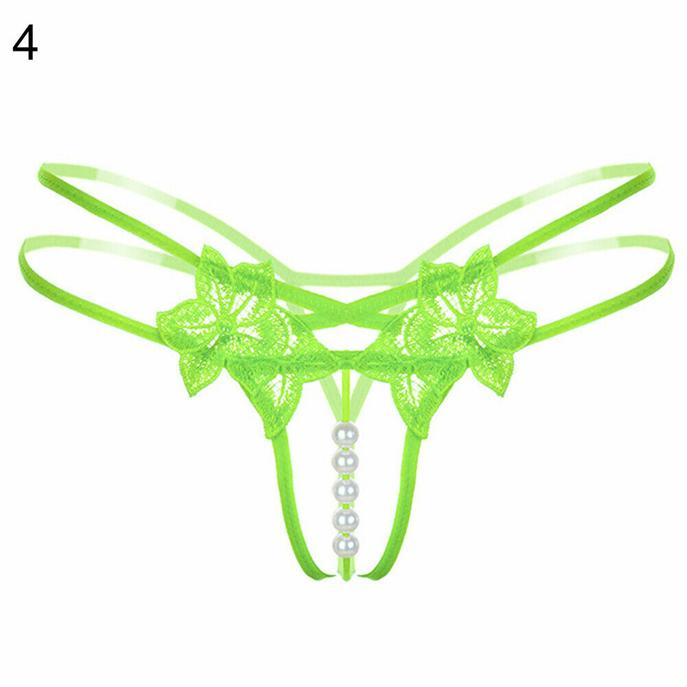 ☆USA☆ Sexy Women Lace Thong G-string Panties Lingerie Underwear Crotchles T-back
