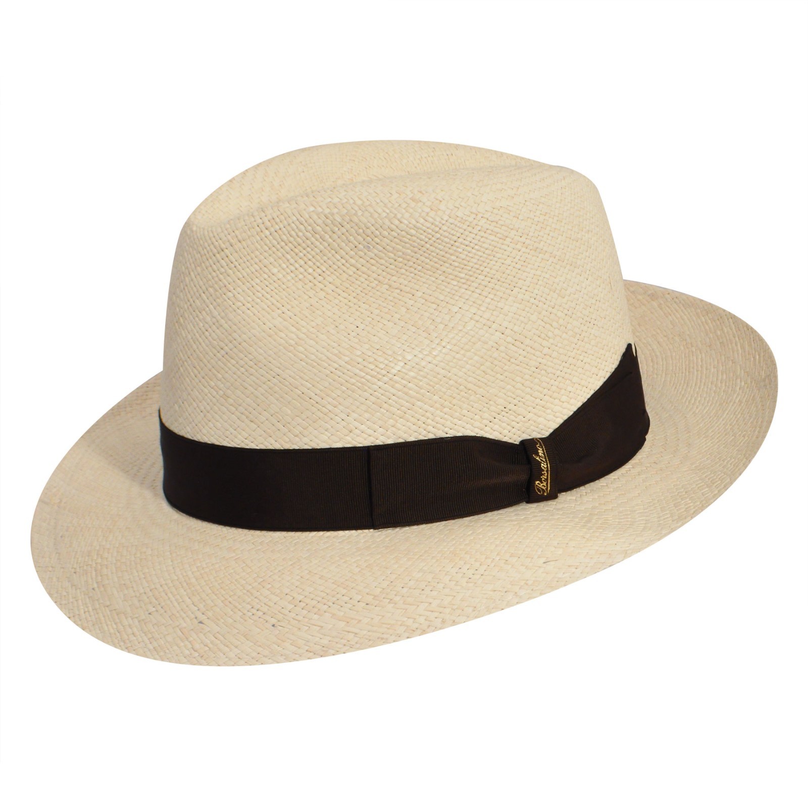 Borsalino Fino Panama Fedora-2 1/2″ Brim -Made in Italy- 100% Straw- 7 Colors