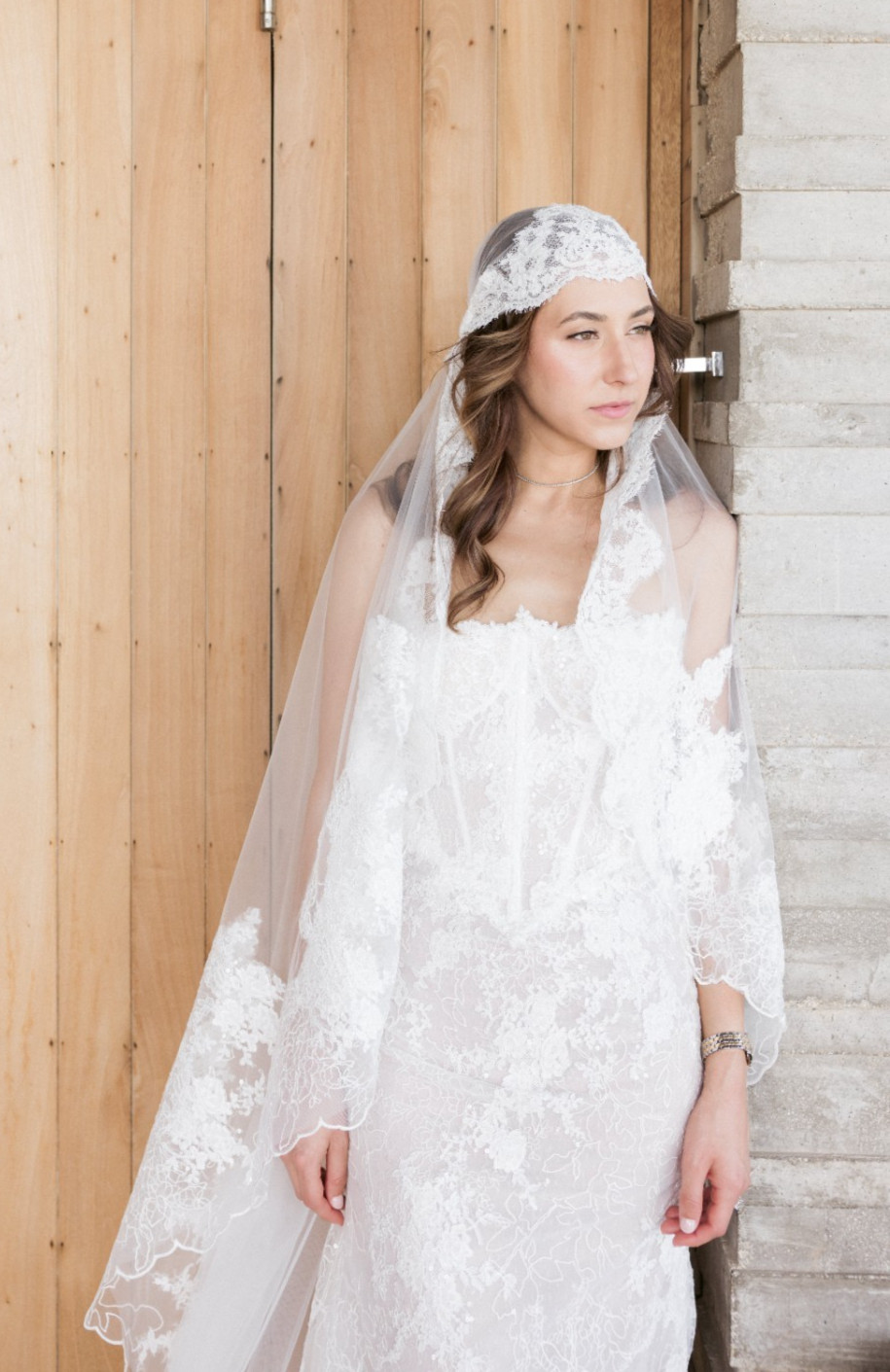 Custom Netta BenShabu Holland Inspired Wedding Dress + Overskirt & Veil Size 4