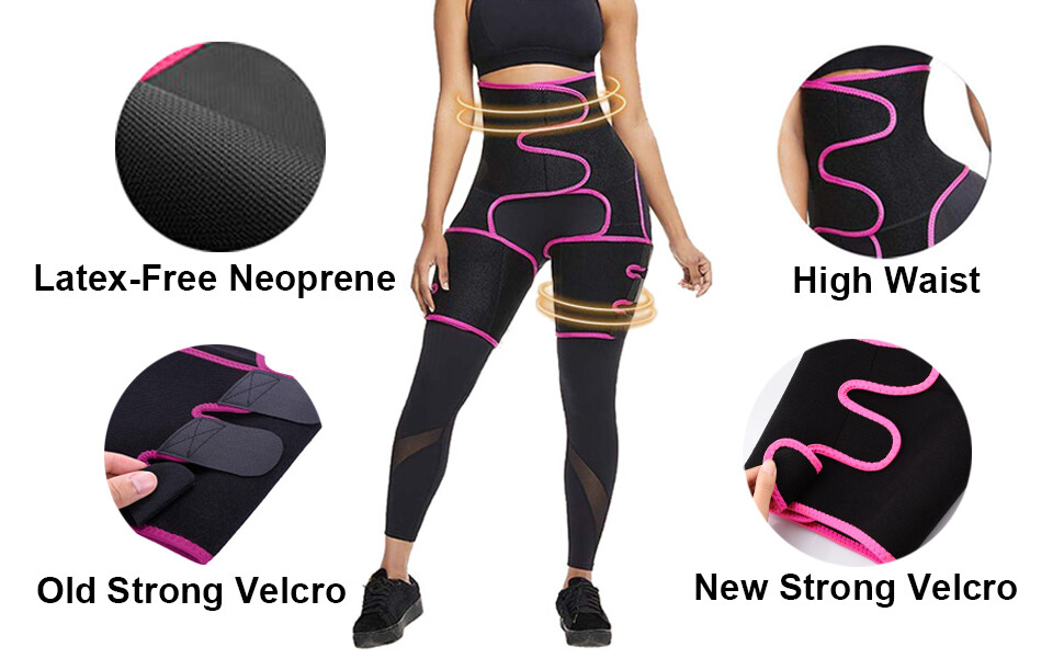 High Waist Thigh Body Shaper Trimmers Trainer Butt Lifter Slimming Burn Belt US