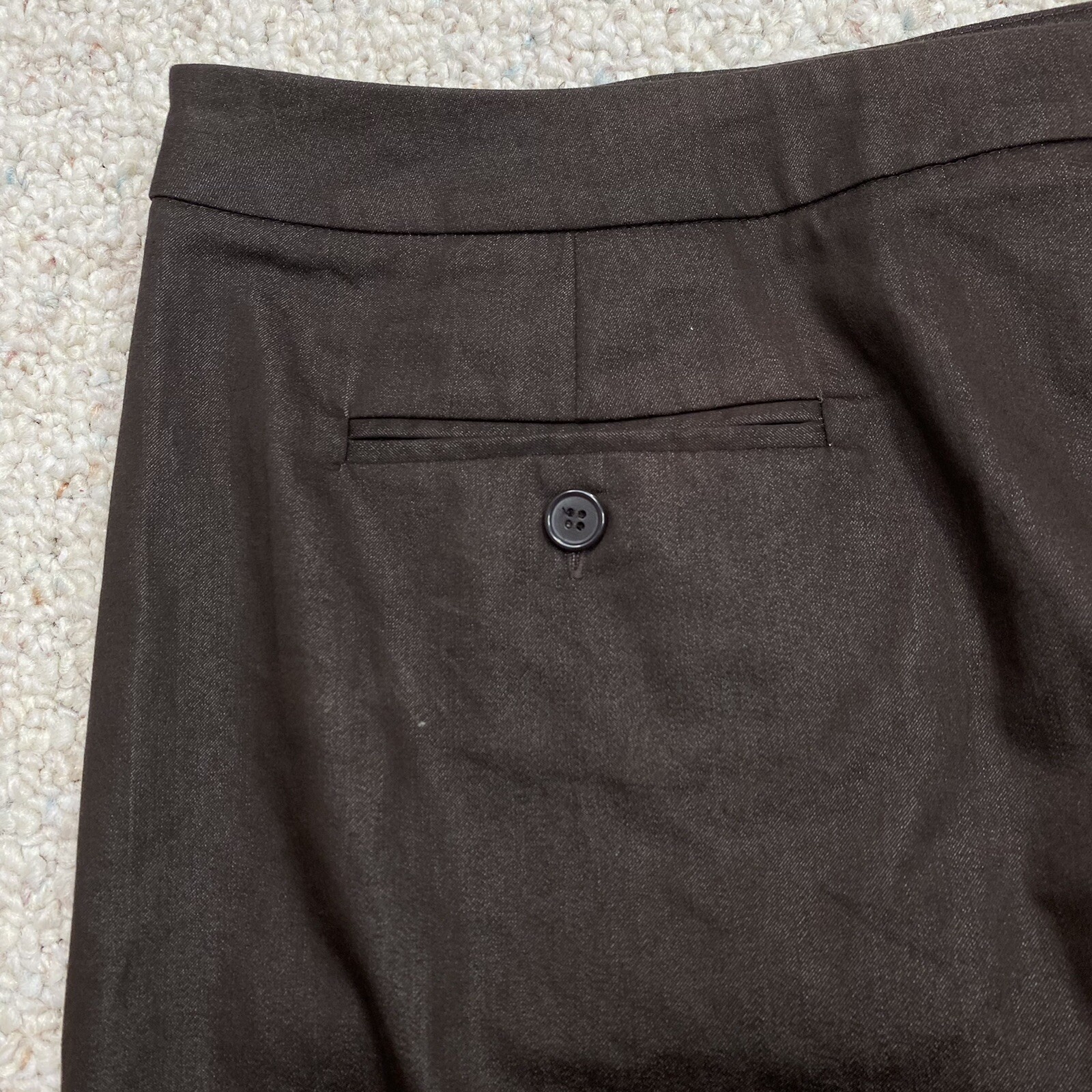 New York & Co Skirt sz 18 Brown Pencil Dark Academia Corporate Office Workwear
