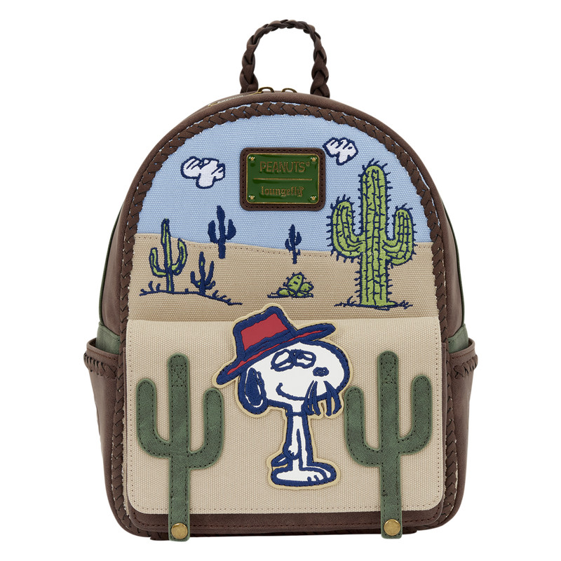 🔥🏷️HOT DEAL🔥 Loungefly Peanuts Spike Desert Mini Backpack