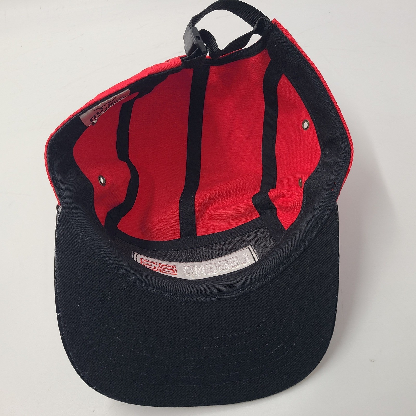5 Panel Hat Strapback Muka Headwear Red Black Legend 23 Faux Crocodile Brim Men