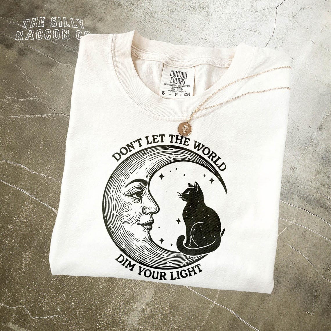 Women’s Celestial Moon Graphic Tee Vintage Zodiac Constellation T-Shirt Top