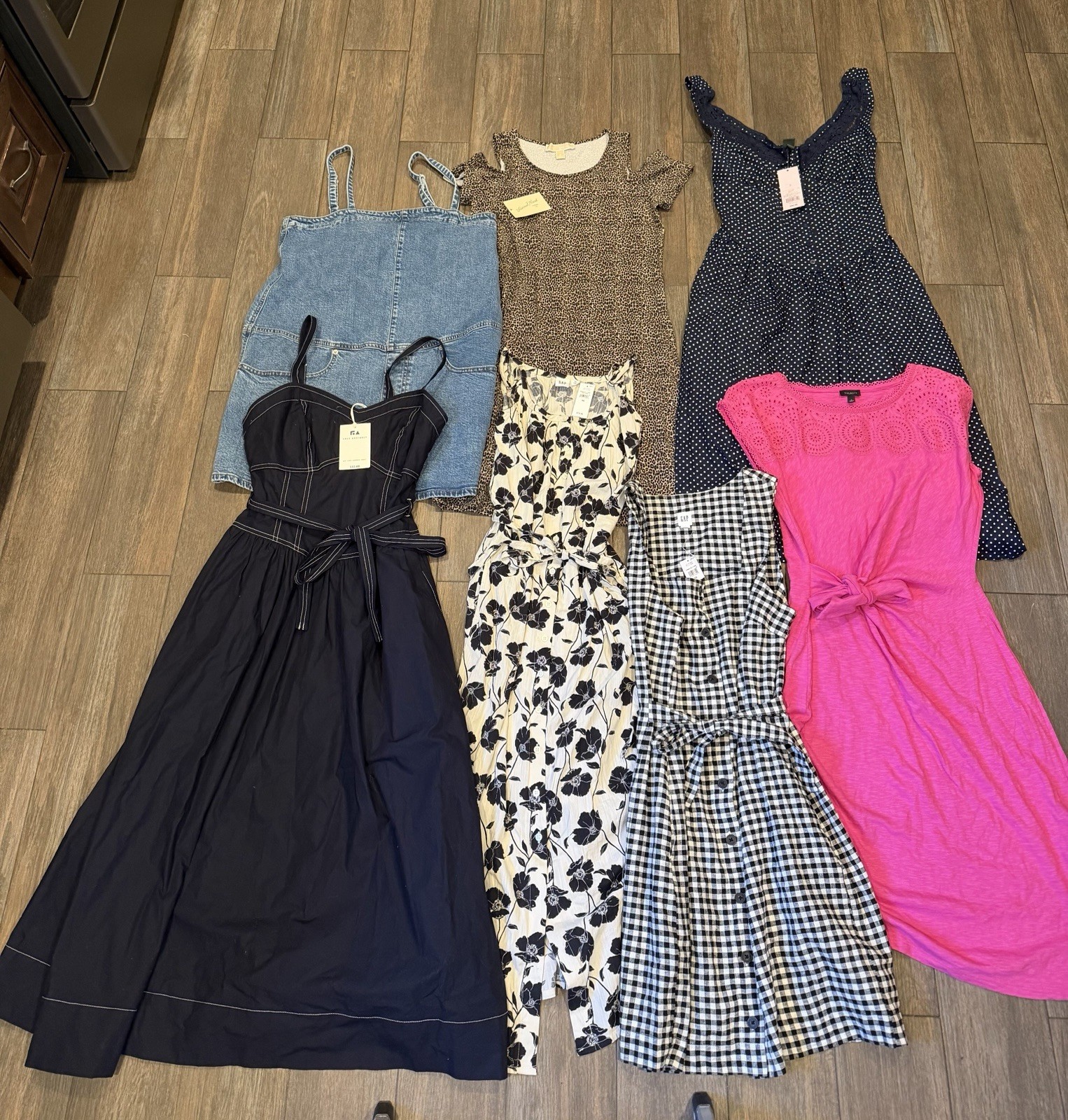 NWT/NWOT 7 Piece Women’s S XS Dress Lot: Target, GAP, Michael Koors, $300 Value