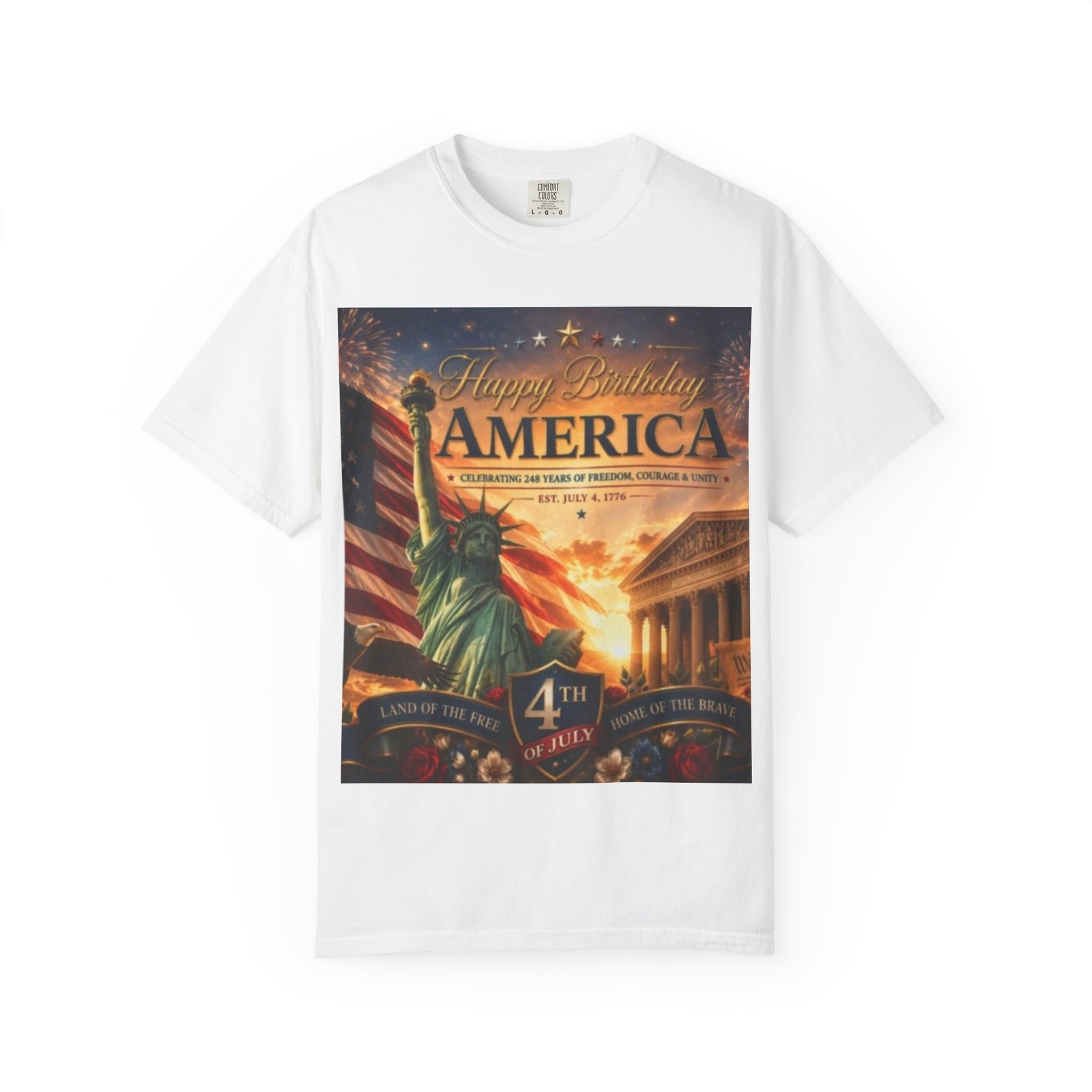 Unisex T-shirt for 4th july of America