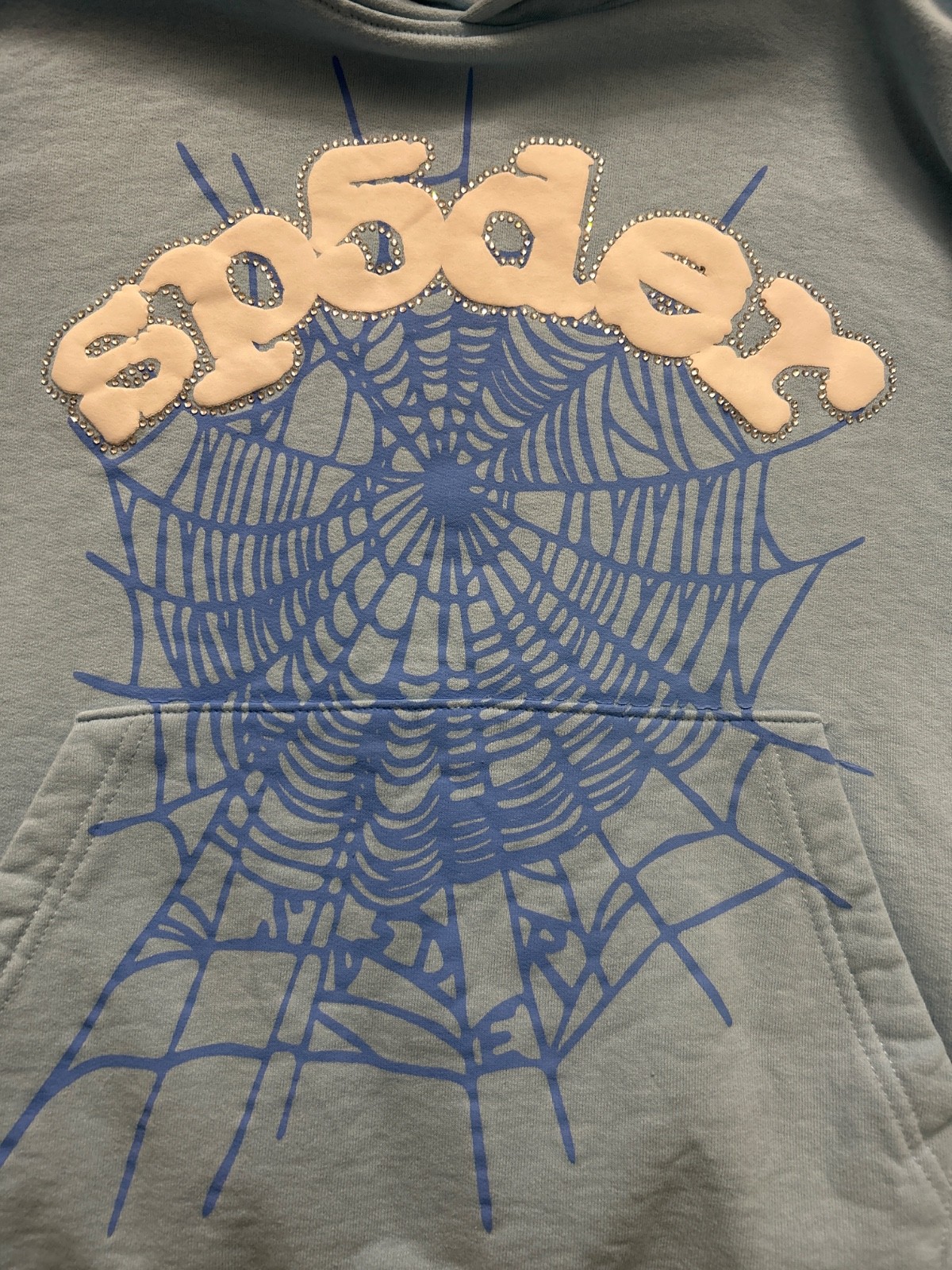 *BRAND NEW* Spider Hoodie Sky Blue Sp5der (Size Medium)