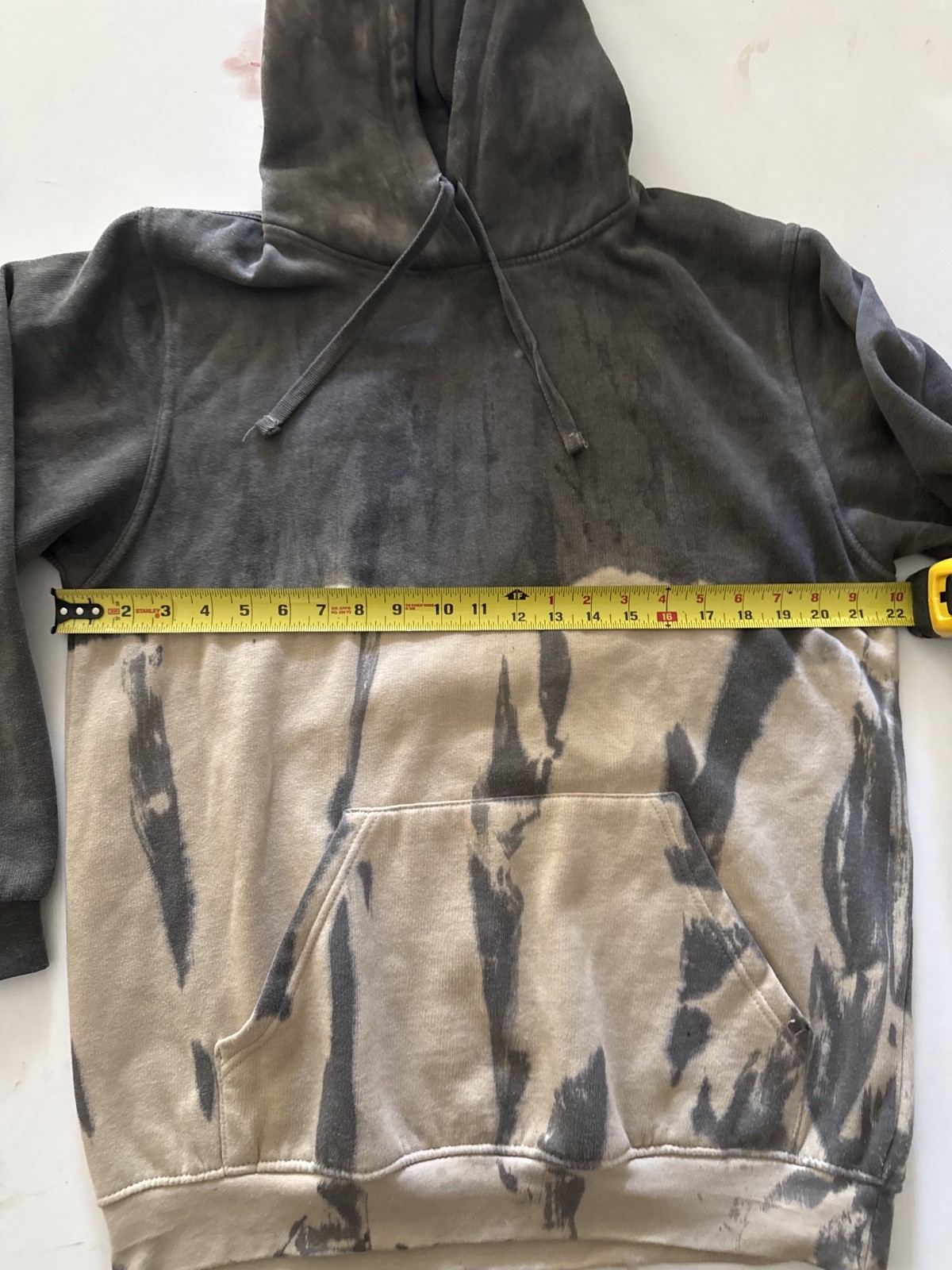 BoohooMAN Skull Rose Graphic Tie Dye Hoodie Men’s Size S Love Kill Pullover