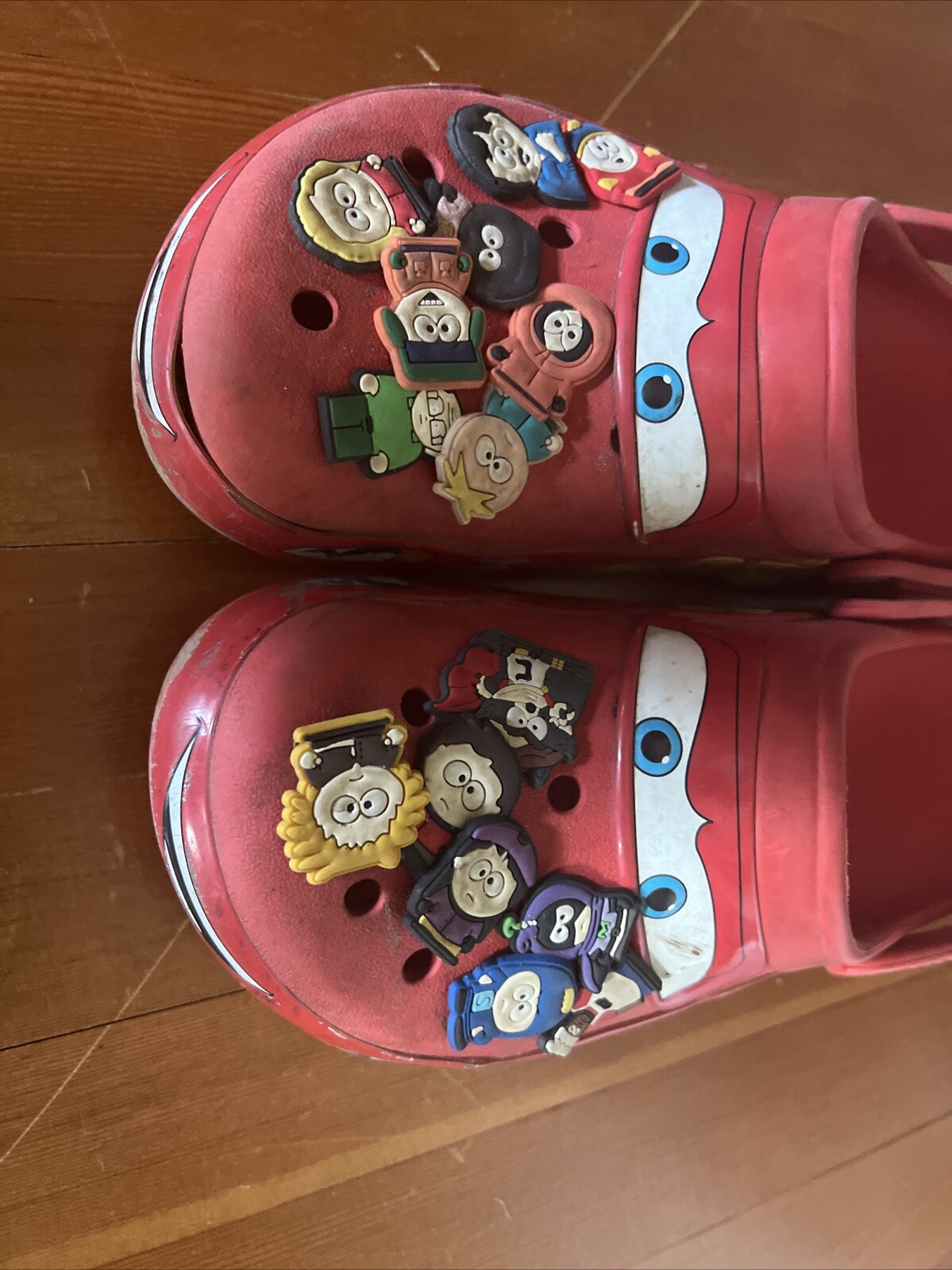 Lightning McQueen Crocs/Clogs Size 9M W11 USED!