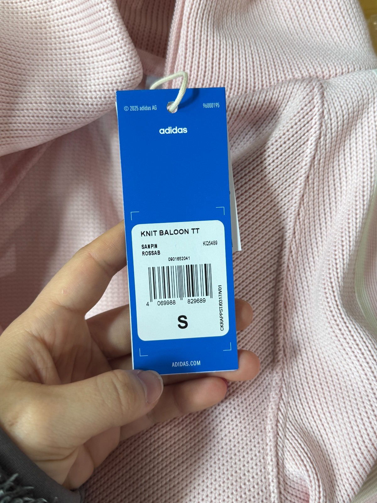 adidas Originals Knit Balloon Track Top Women’s Lifestyle Jacket AsiaFit KQ5489