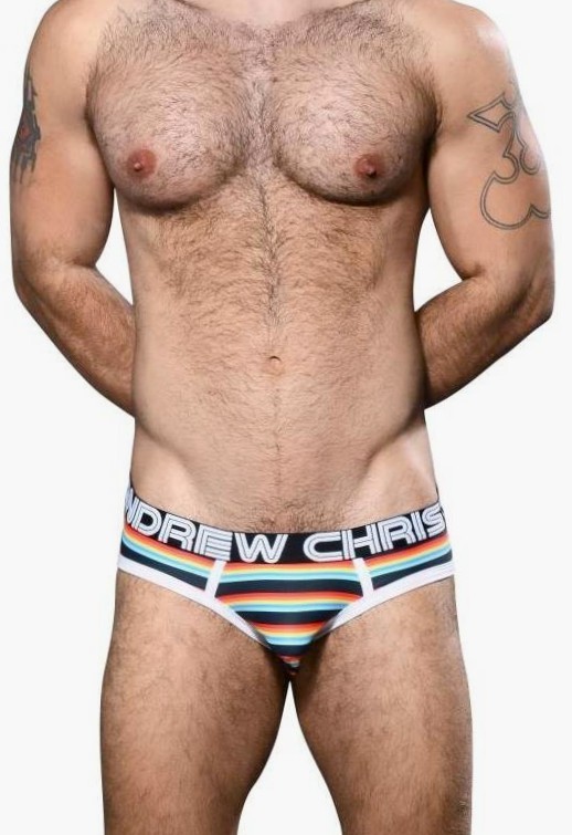Andrew Christian California Stripe Brief – Almost Naked – 92679 – Multi