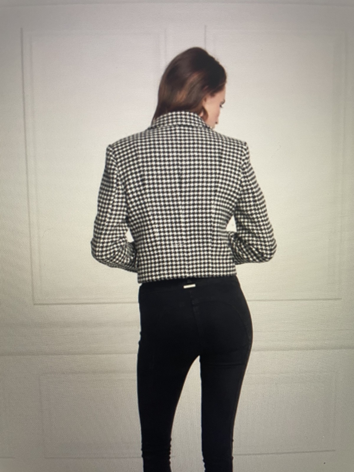 Women’s Holland Cooper Jacket -Houndstooth ( US 12/ UK 16)