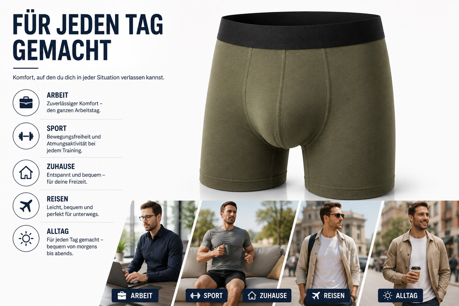 5 mens boxer shorts cotton S M L XL XXL XXXL underpants underwear boxers