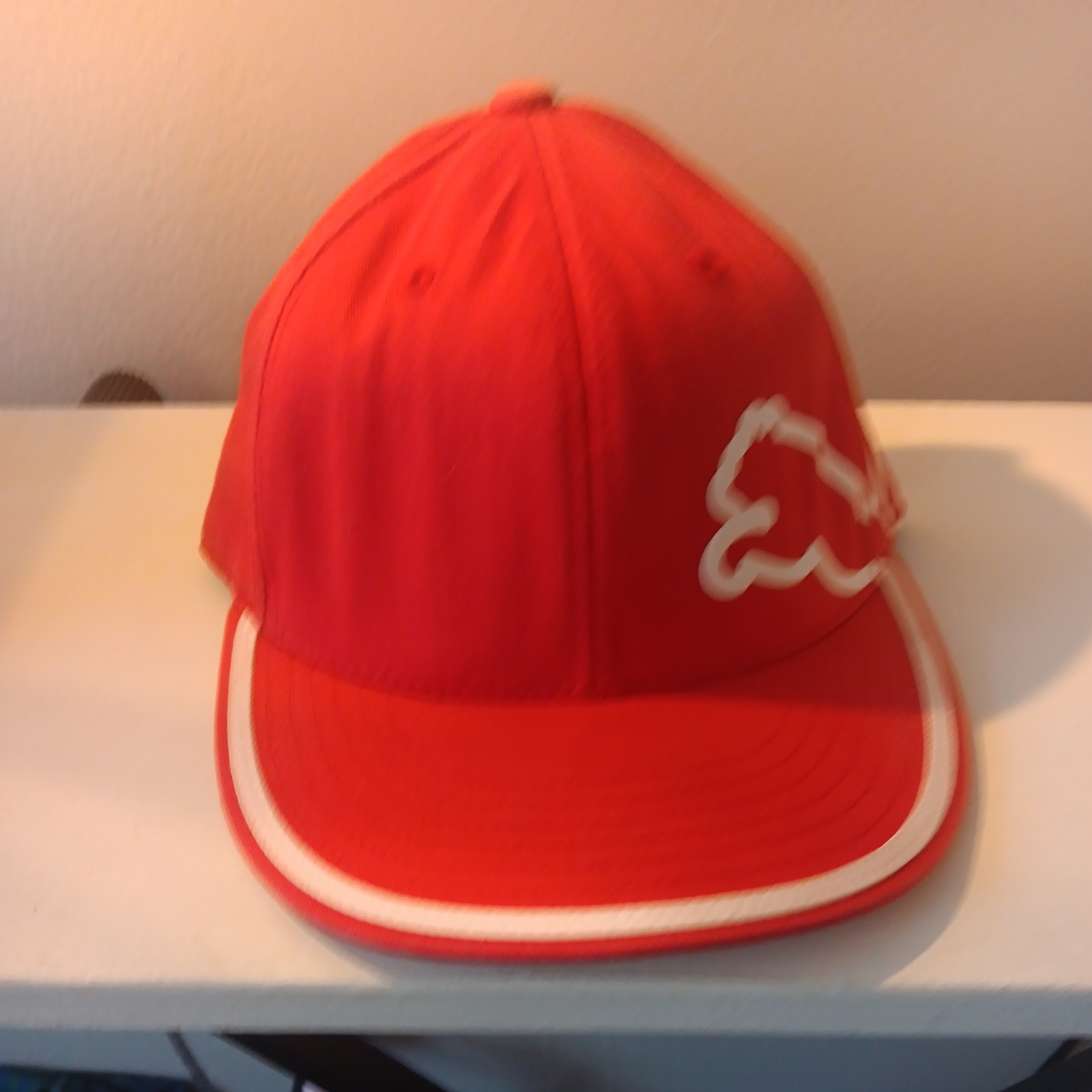Puma Rickie Fowler Cobra Red &White Adjustable Snapback Mesh Back Hat