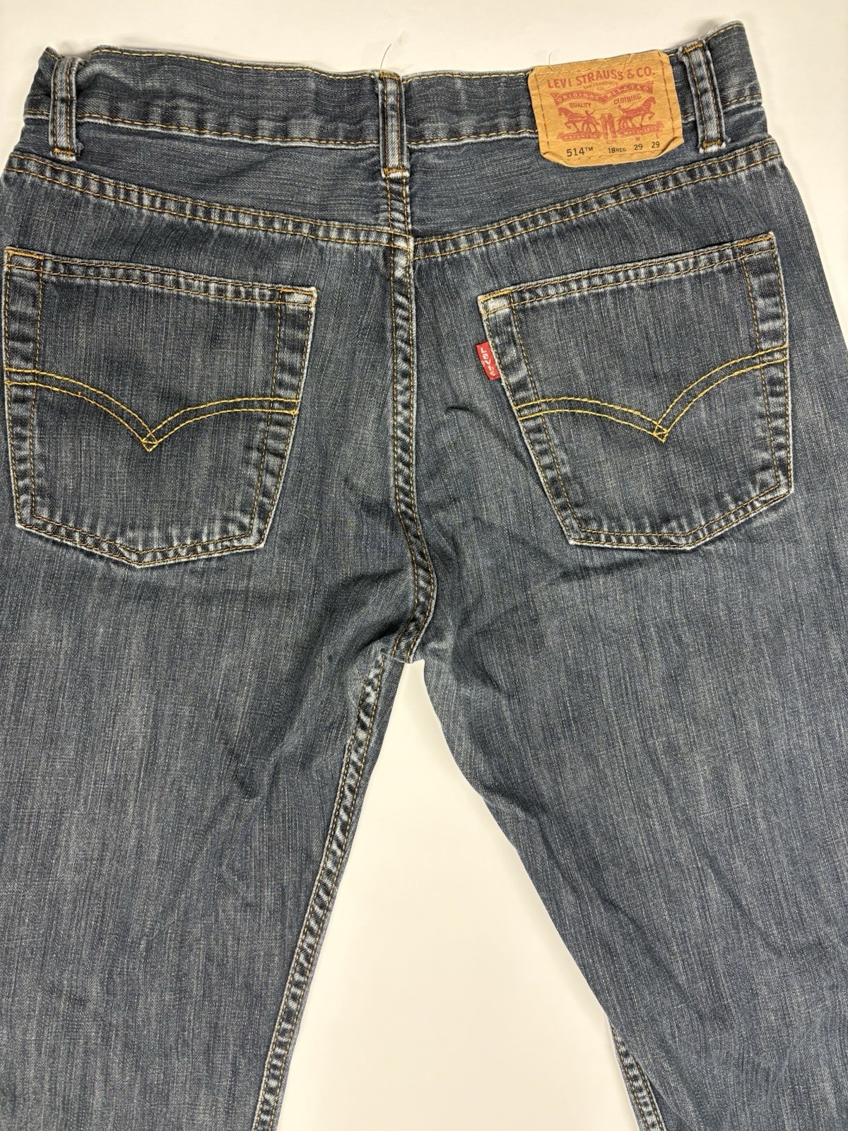Levi’s 514 Y2K Straight Boys Jeans Size 18 Regular 29×29 Medium Wash Denim