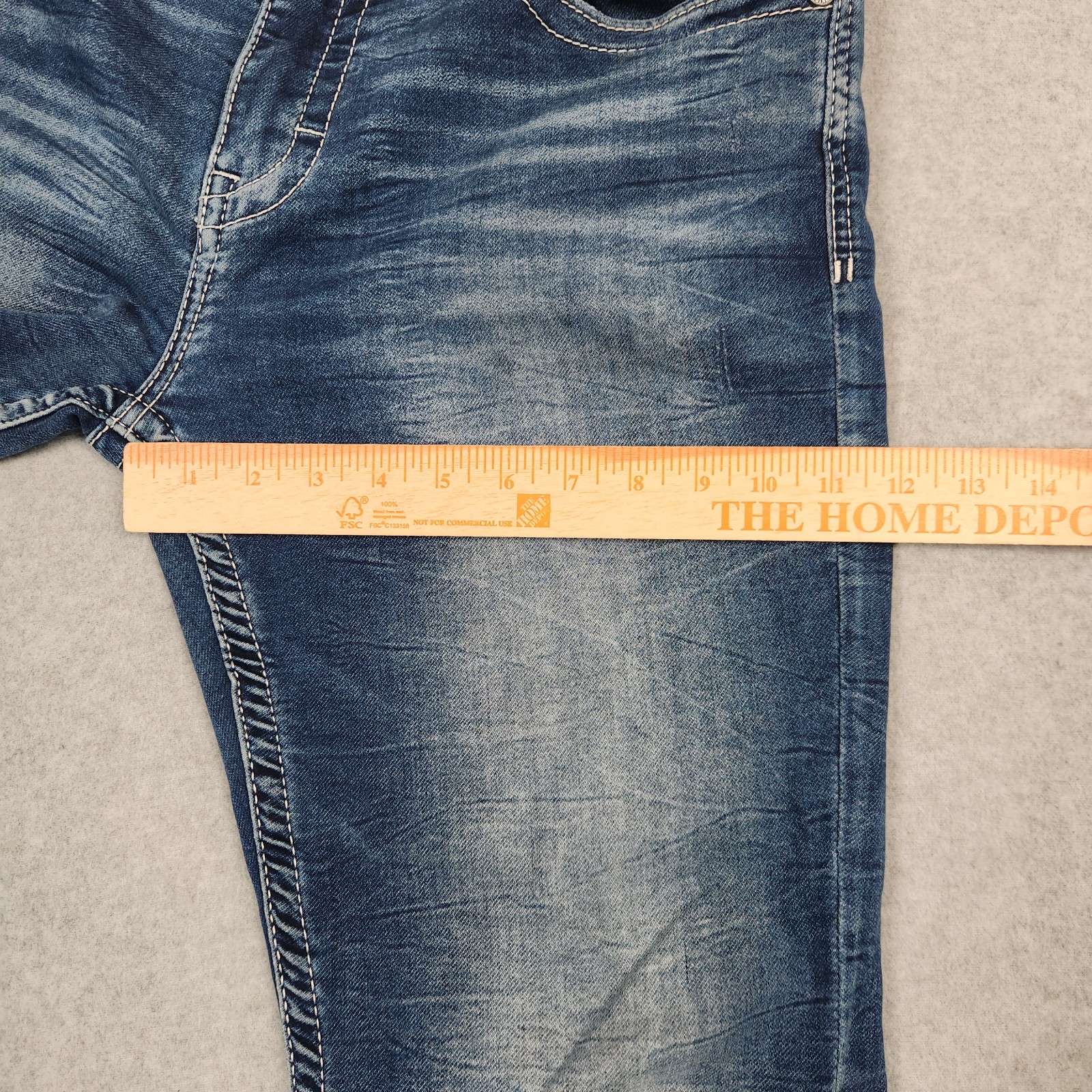 BKE Jake Jeans Mens 34×32 Blue Straight Leg Stretch Denim Medium Wash Casual