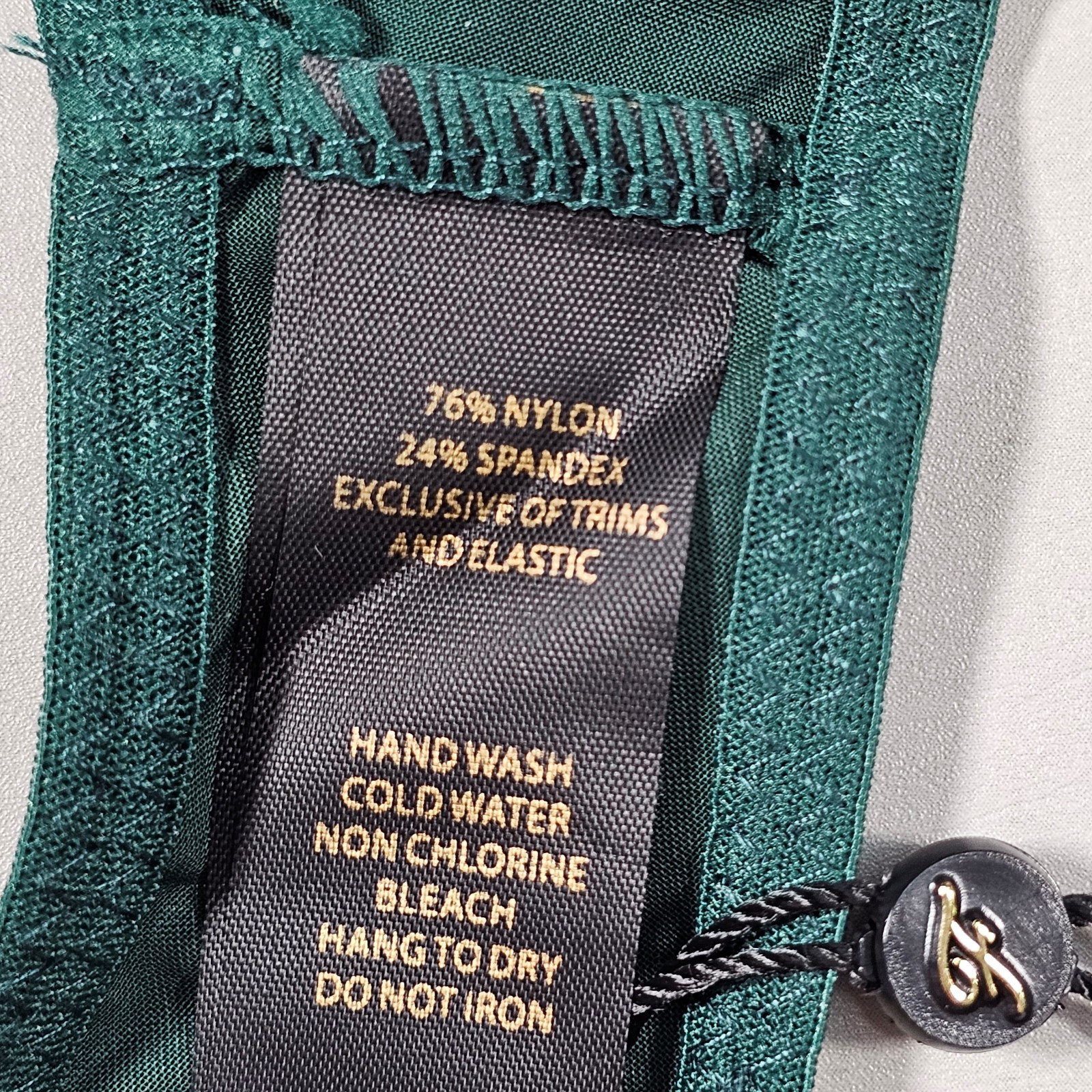Frederick’s of Hollywood Silky Liquid Satin Hipster Panties, Emerald Green