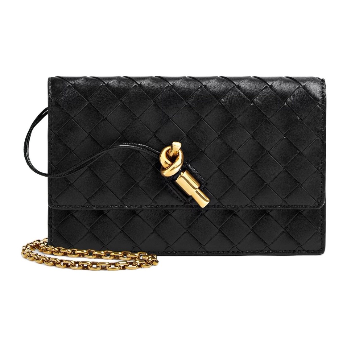 Bottega Veneta intrecciato leather wallet for women 7.48×1.6×4.5 in