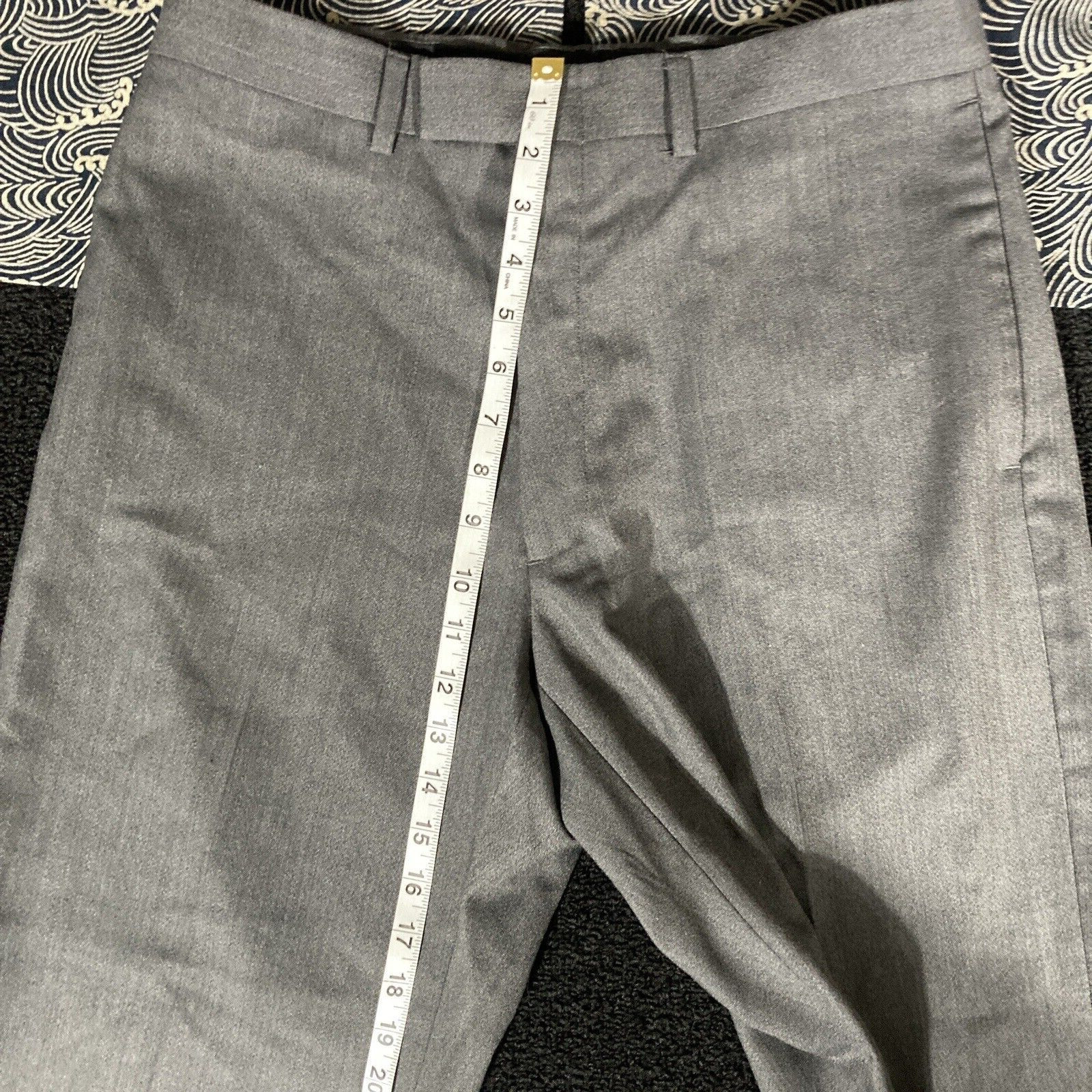 Kenneth Cole Reaction WPL 386 Mens Gray Suit Pants Dress Pants 32 x 29