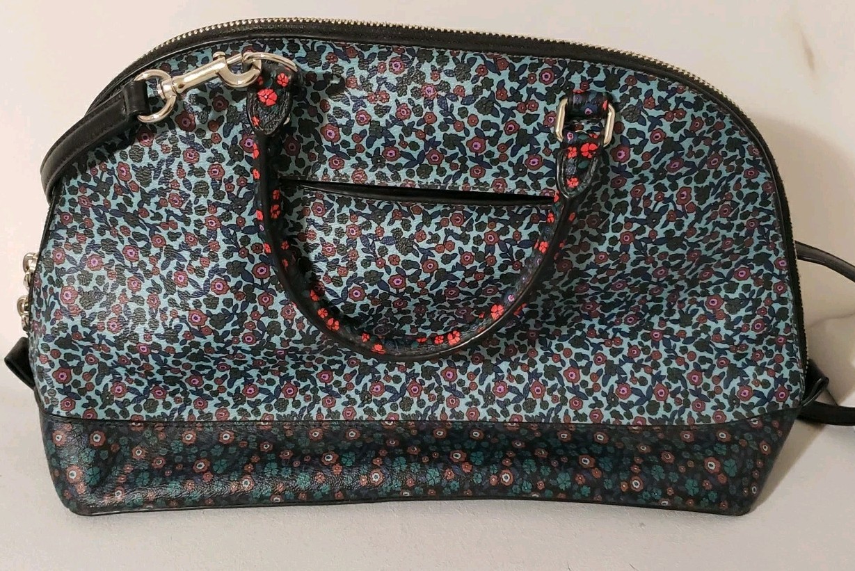 Coach Sierra Prairie Wildflower Satchel Crossbody Bag F59447