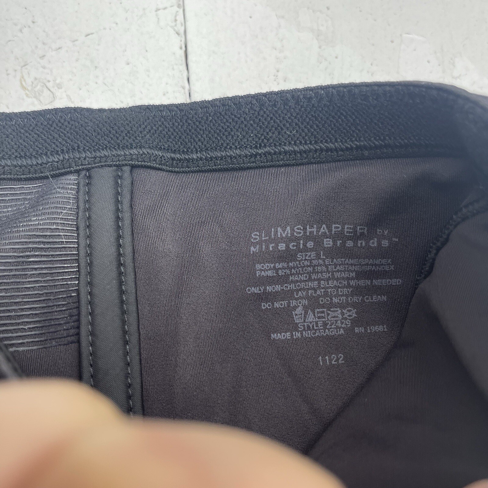 Slimshaper By Miracle Brands Black Shaper Shorts Women’s Size Large