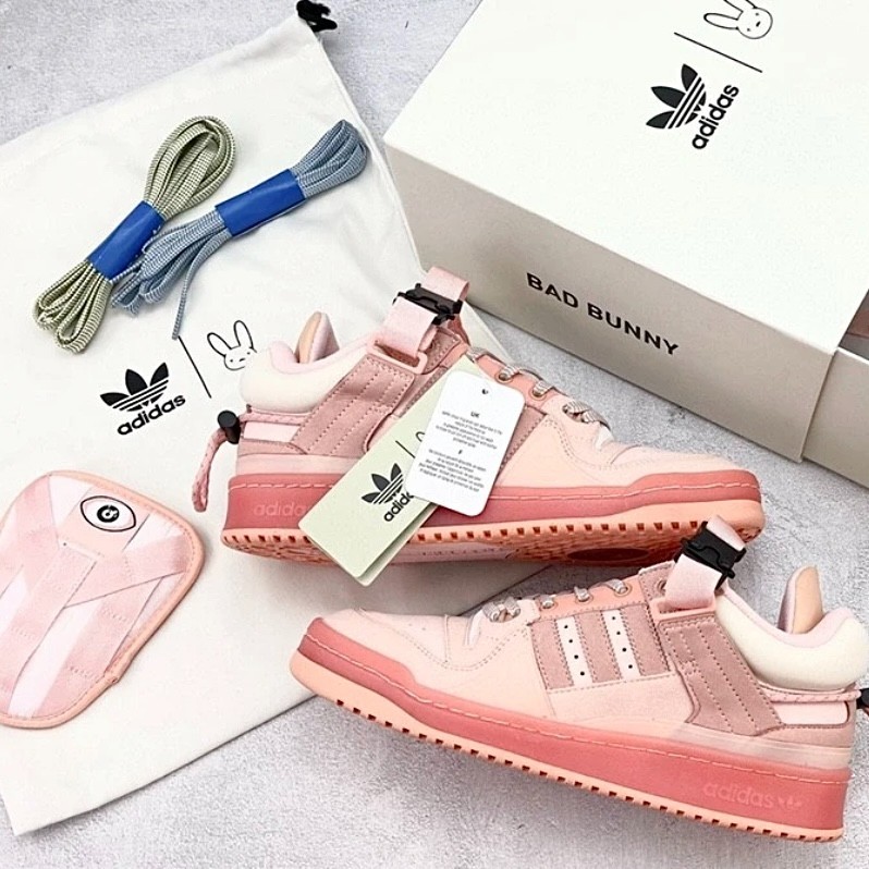 Bad Bunny x adidas Forum Low Pink Easter Egg GW 0265 Brand New With Box