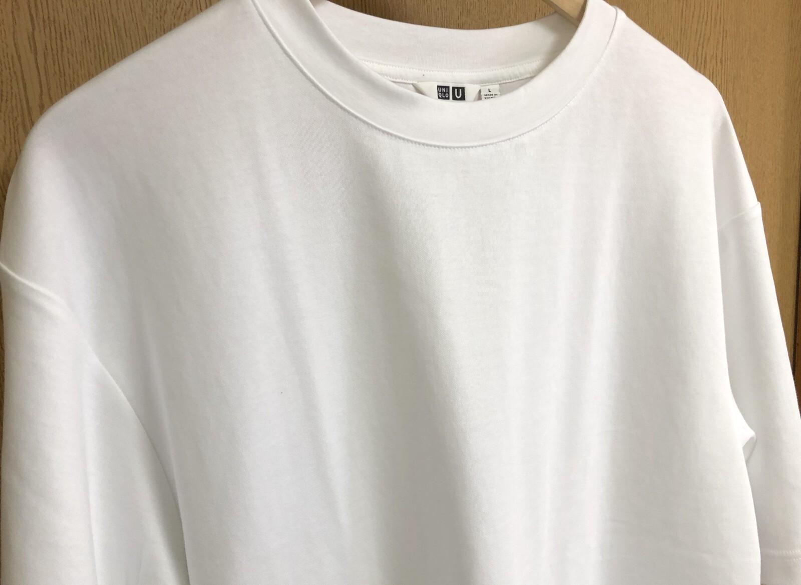 UNIQLO U AIRism Cotton Oversized Crew Neck Half-Sleeve T-Shirt S-XL Japan
