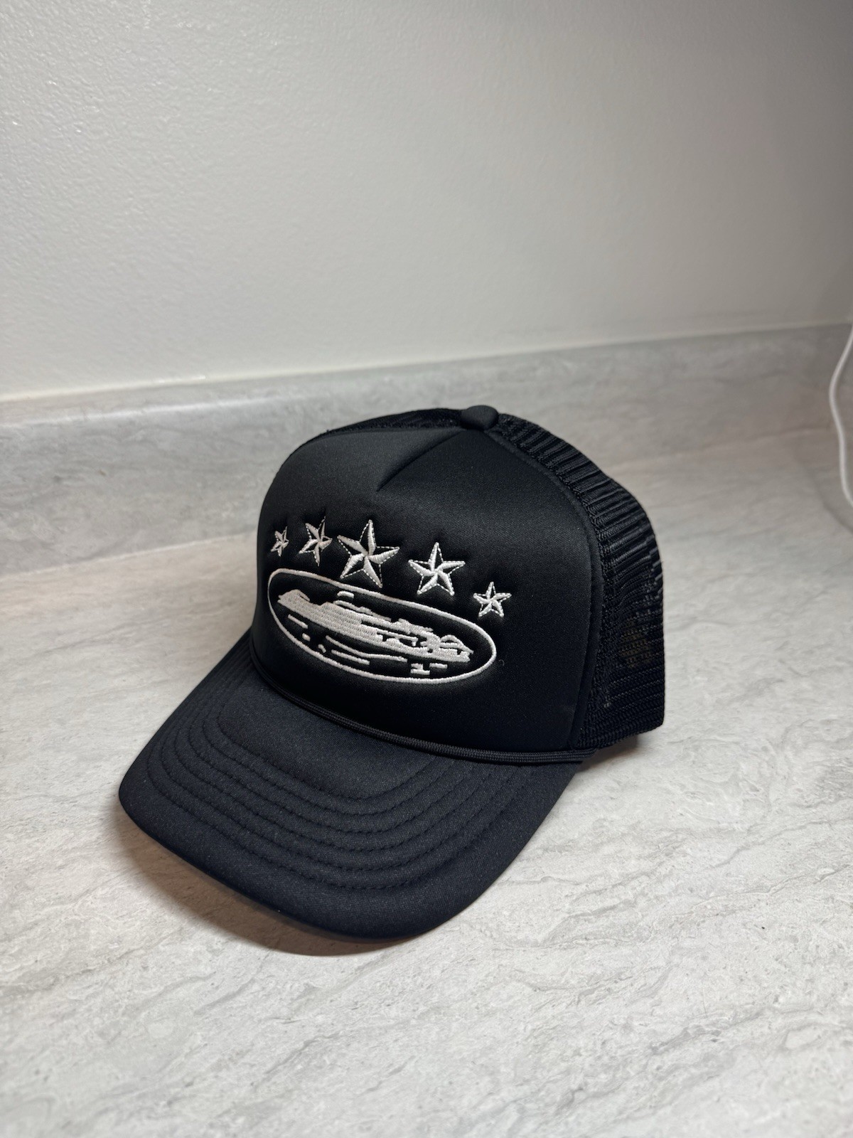 Black Corteiz Trucker Hat – Brand New