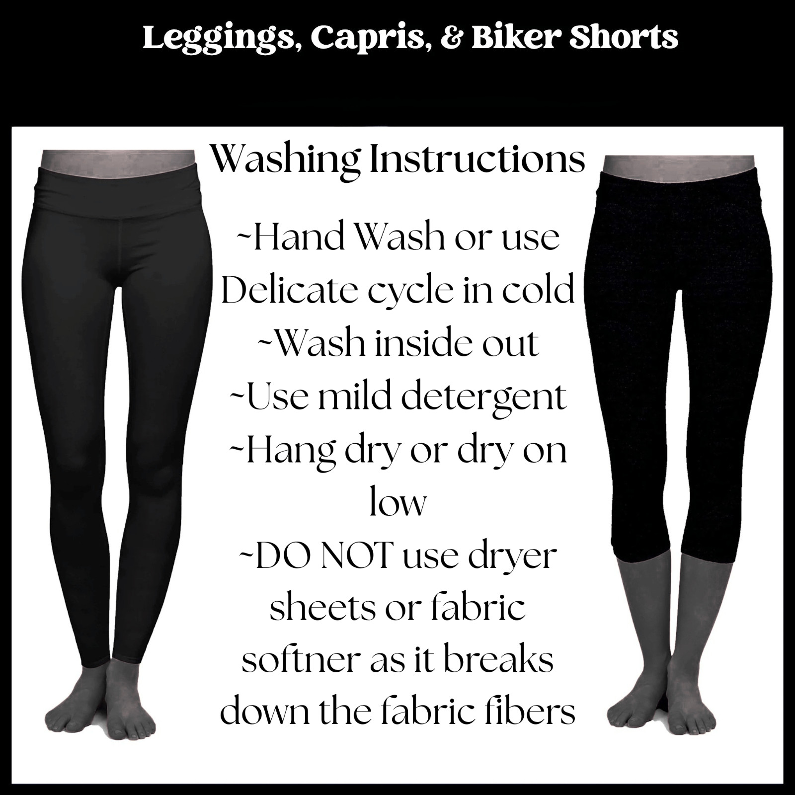 Walking Dead Chibi Dead Serious Capris ||TWD|| Horror || Buttery Soft || OS