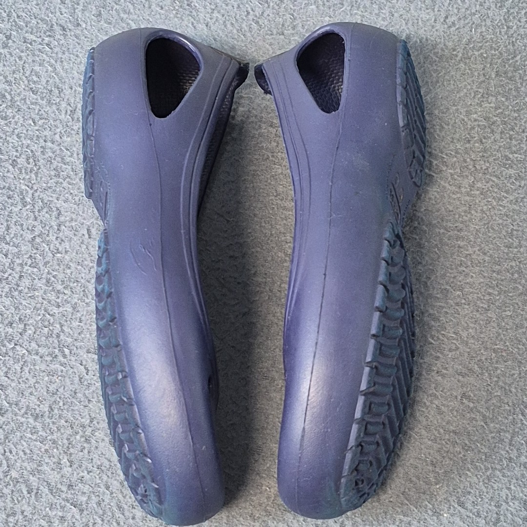 Crocs Shoes Womens 5 Navy Blue Kadee Ballet Flats Slip On Comfort Casual Beach