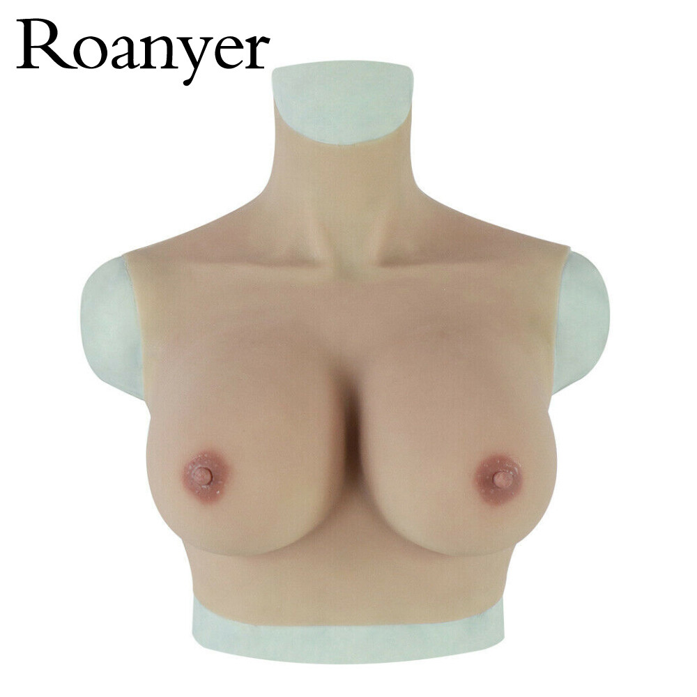 Roanyer Silicone E Cup Breast Form For Crossdresser Drag Queen Cosplay