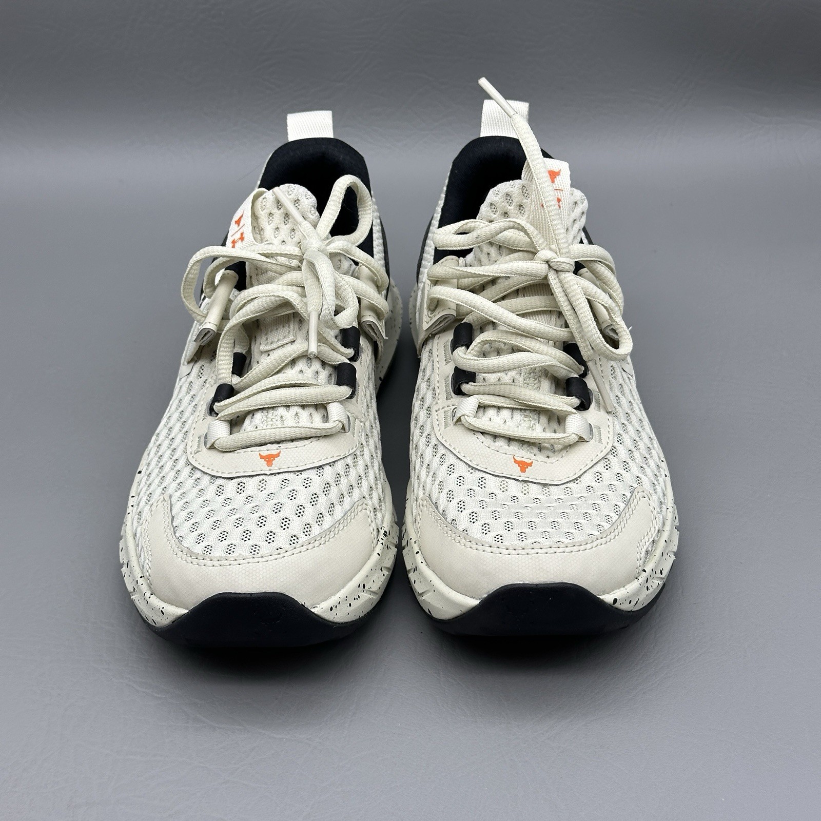 Under Armour Project Rock BSR GS Silt Speckled Boys Size 4 Training Shoes EUC