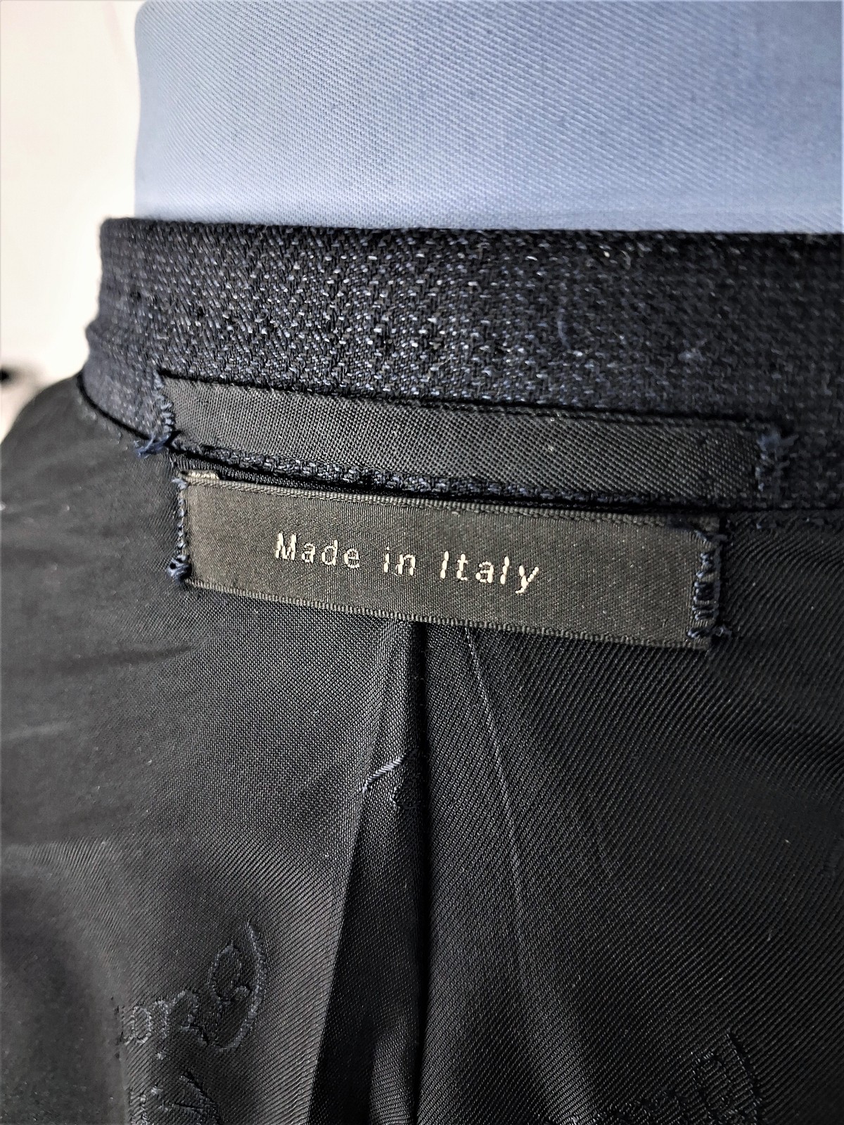 Brioni Italy NM Colosse Suit 48R Midnight Slate Micro Herringbone Working Cuffs