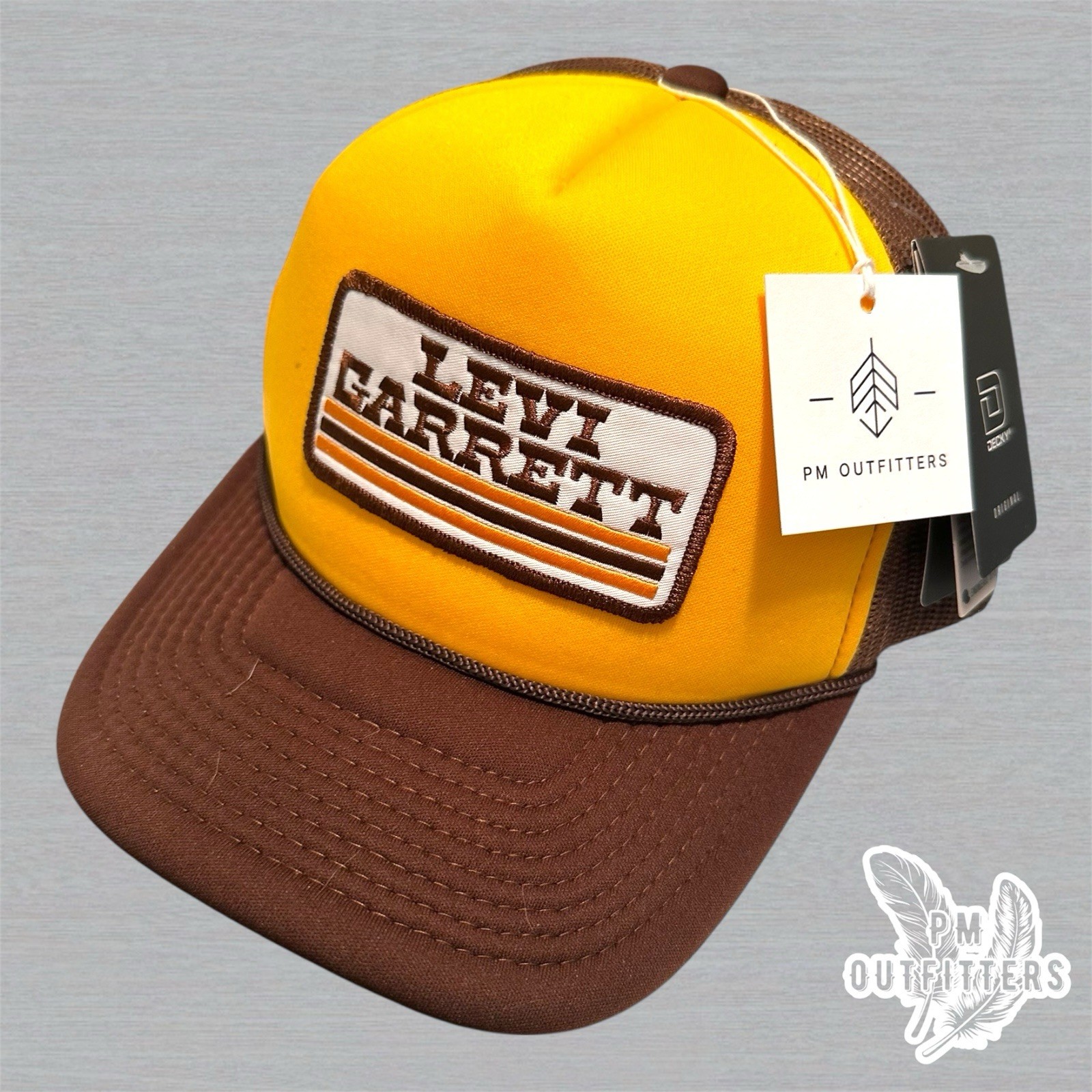 Vintage Levi Garrett Tobacco Patch on a Decky Foam Front Rope Trucker Hat