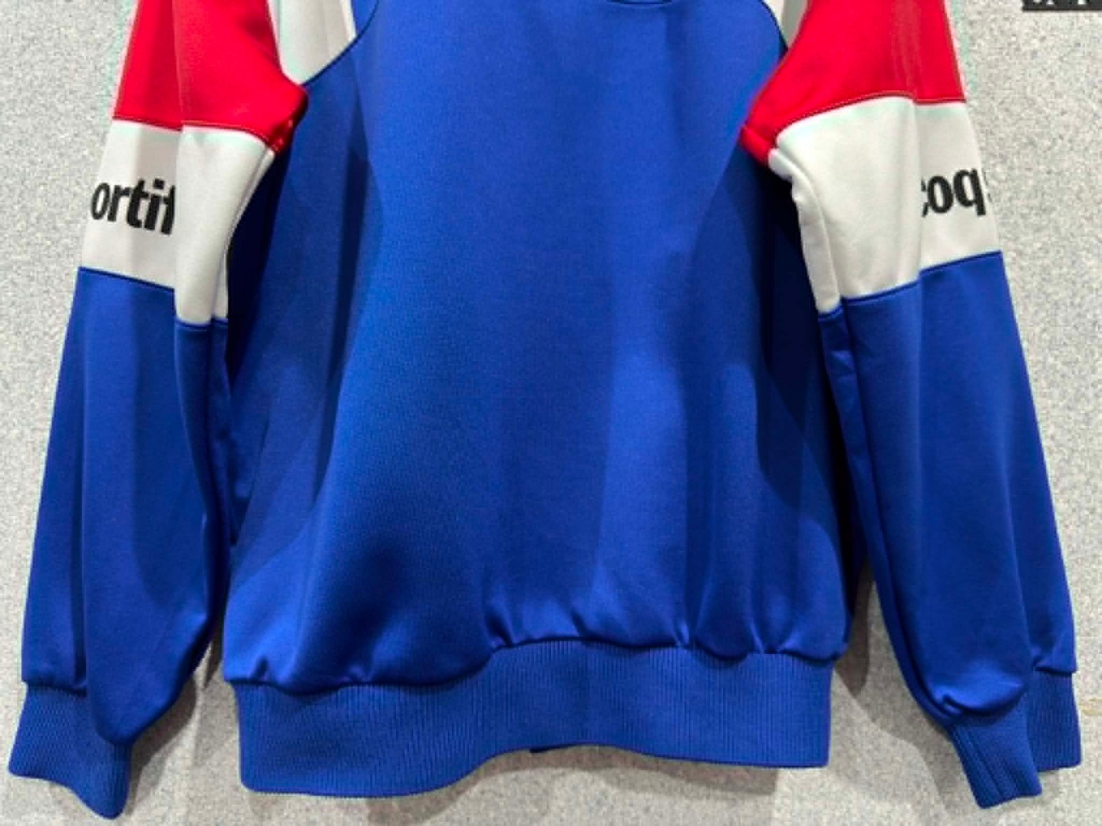 Vintage 90s Le Coq Sportif Track Jacket Tricolor Made in Japan QS-5064 Retro