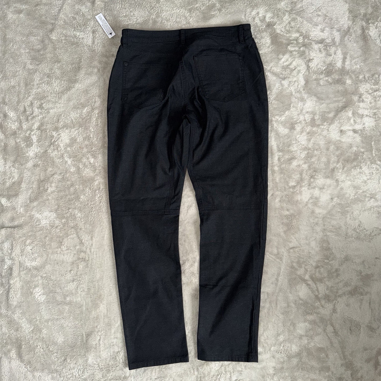 NWT Proof Huckberry Rover Double-Knee Work Pant Athletic Tapered Fit 34×32 Black