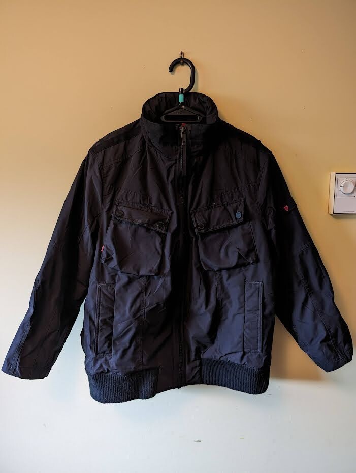 Strellson Nylon Blouson Ribbed Bomber Size Medium