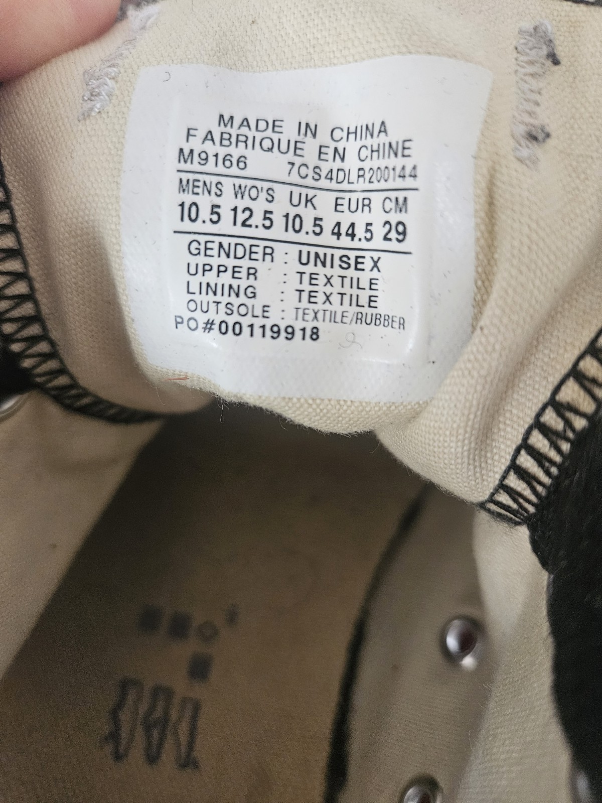 Size 10.5 – Converse Chuck Taylor All Star Low Classic Black