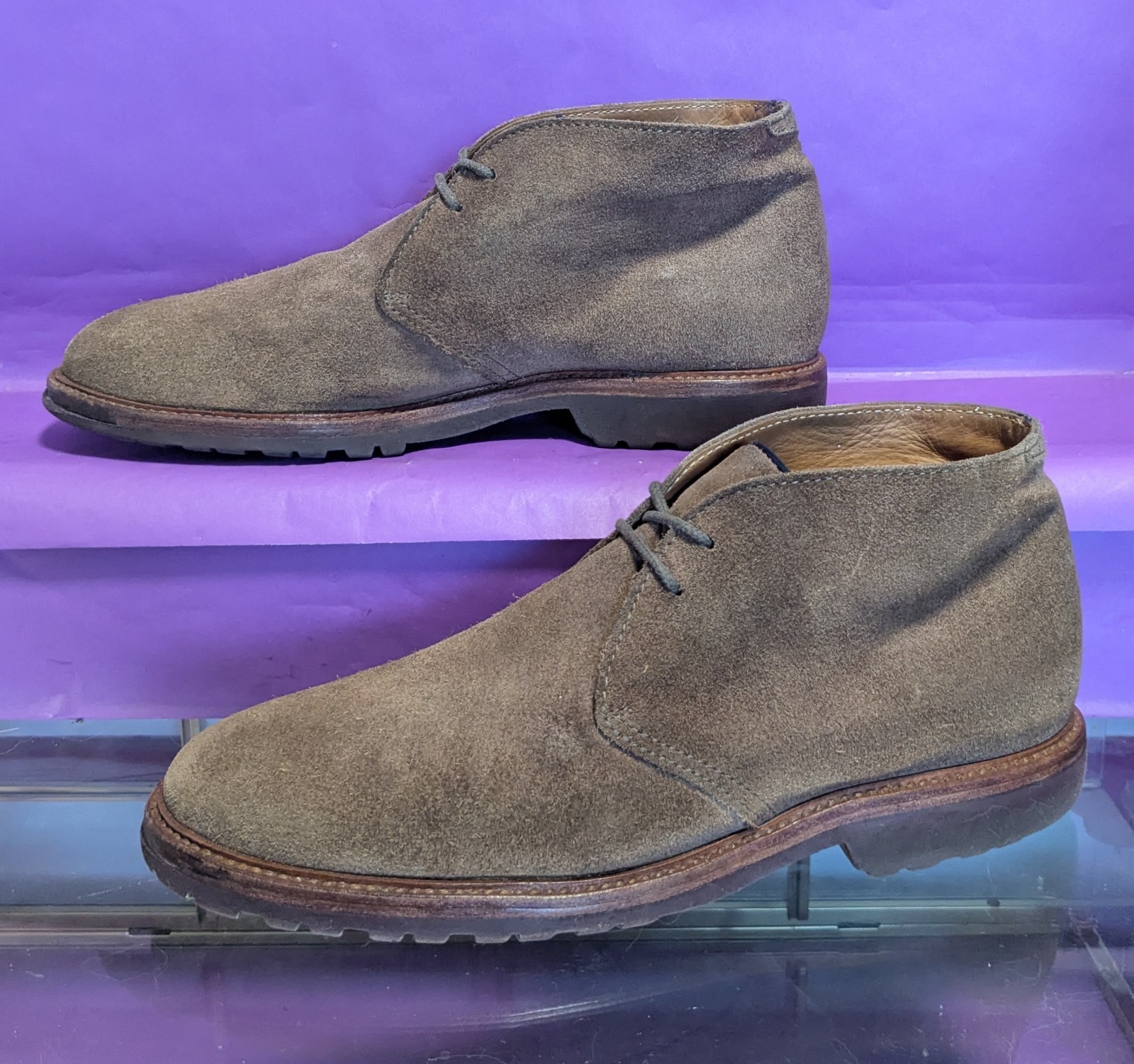 Brunello Cucinelli Brown Suede Desert Boots Men’s 45 Made in Italy Vibram