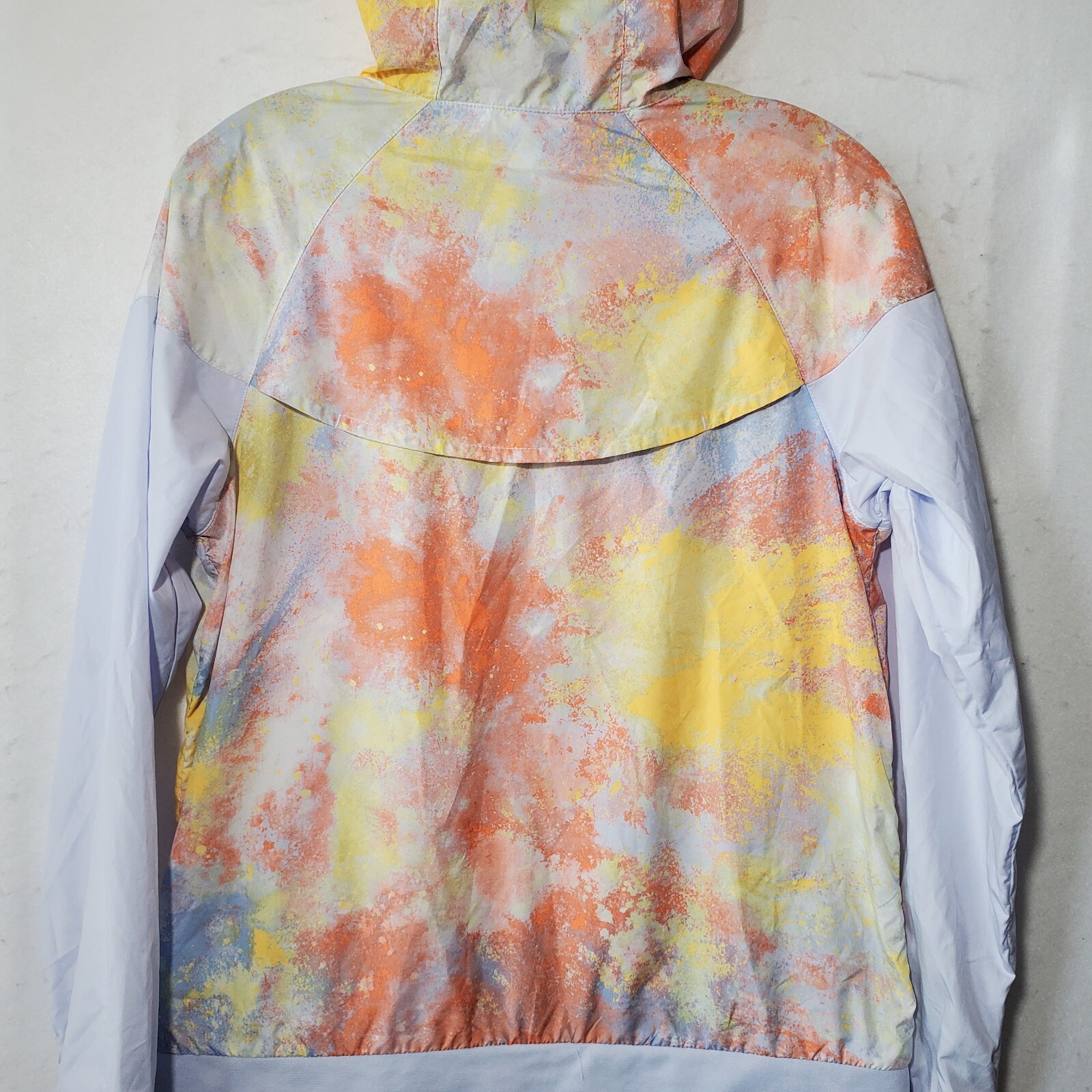 Nike Rain Jacket Youth’s XL Full Zip Rainbreaker Hoodie Coat Running Multicolor