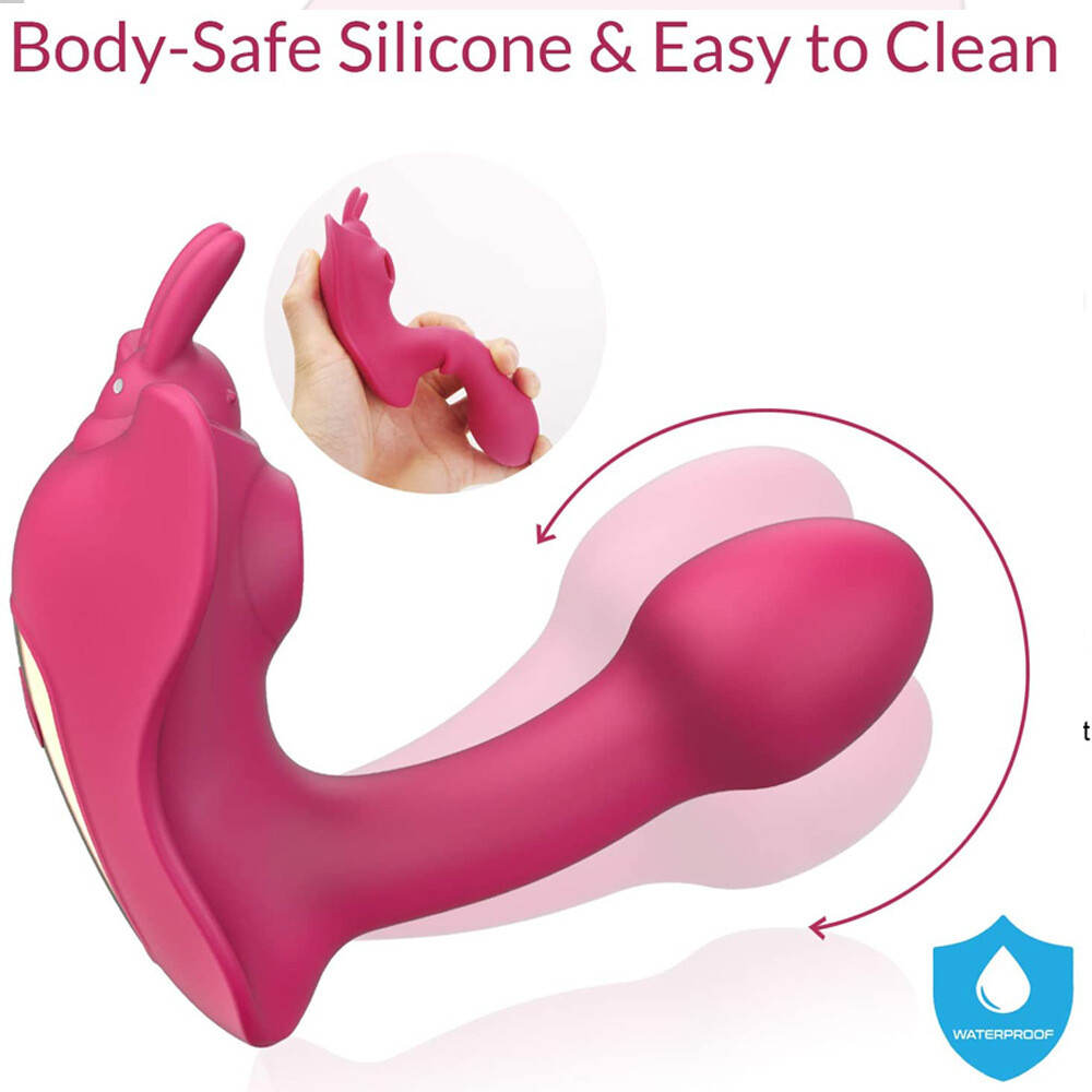 10 Mode Sucking Vibrating Panties Massager Wireless Remote Control Underwear NEW