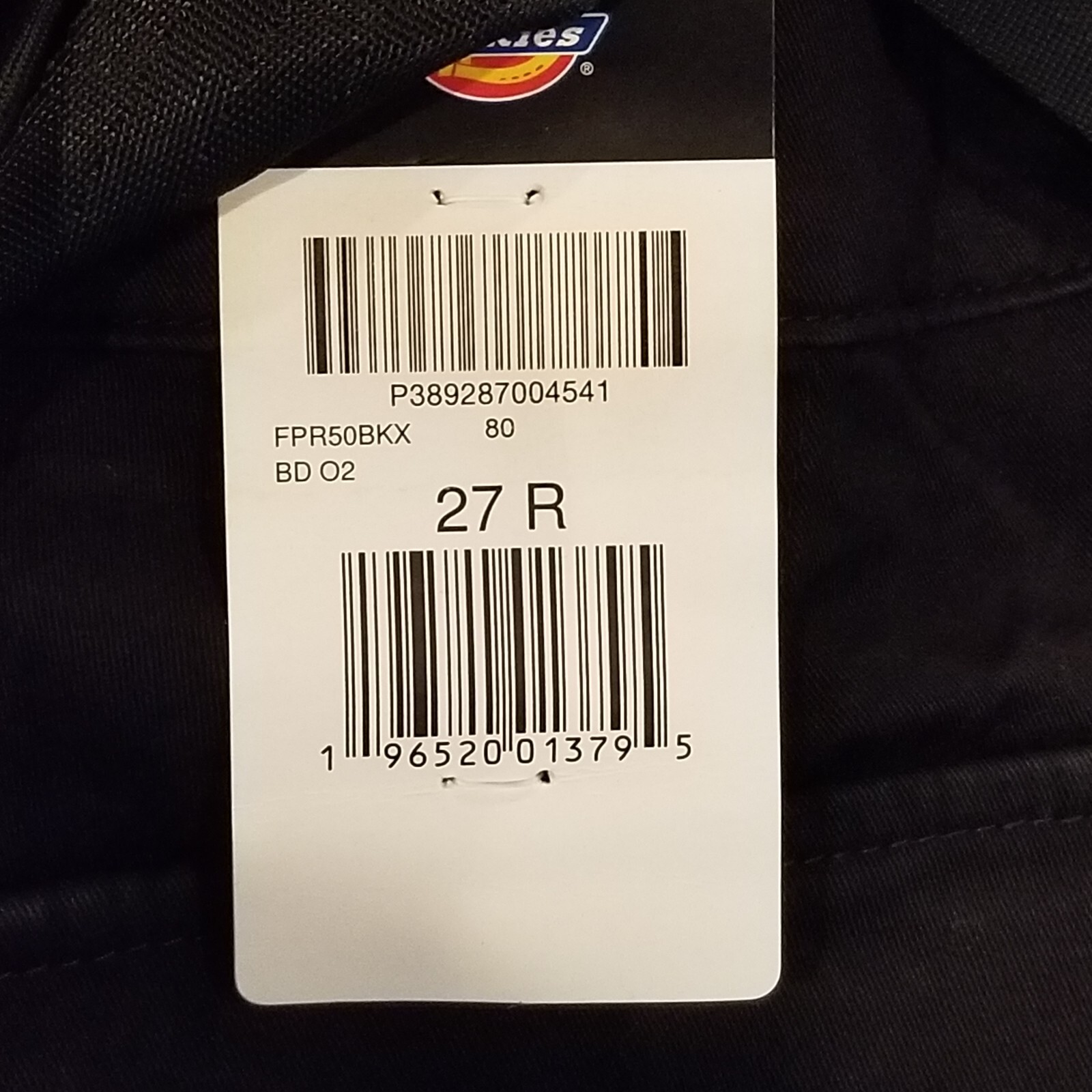 Dickies Women’s Relaxed Fit Cropped Cargo Pants Belt Belted Black New