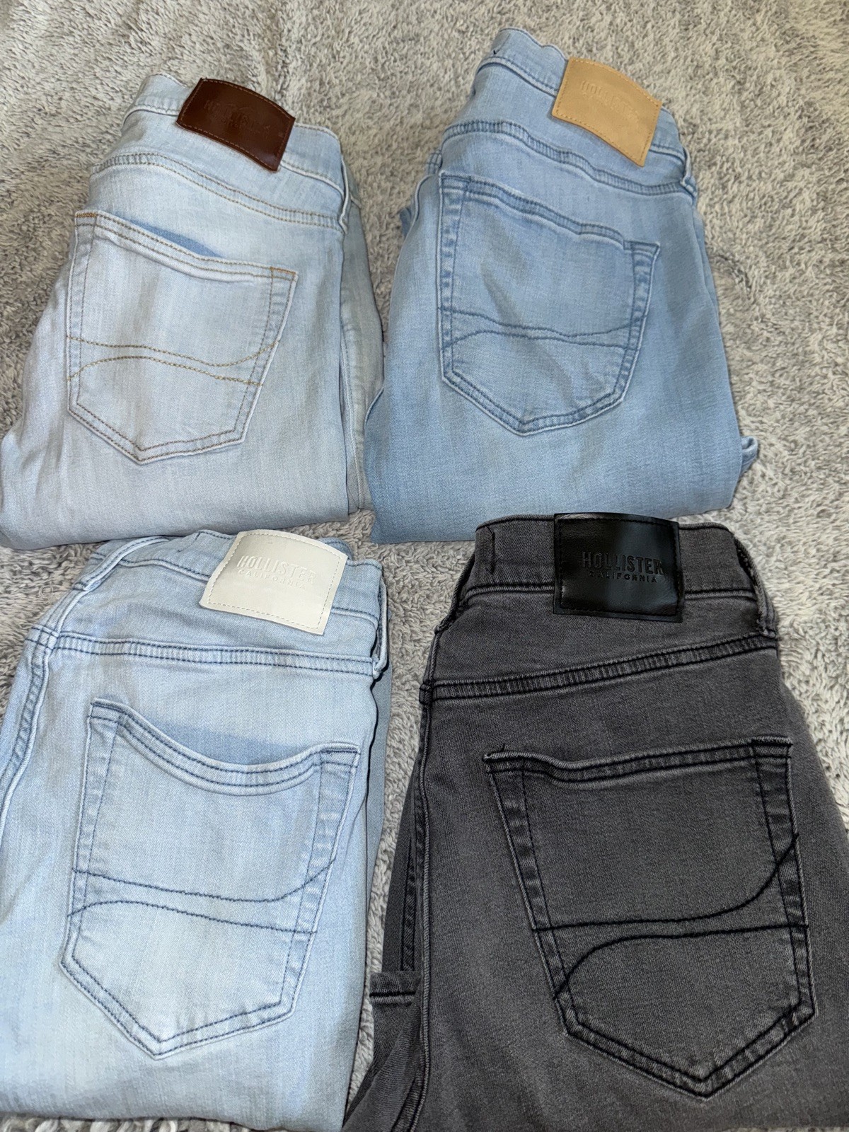 Lot Of Hollister men’s Jeans size vary 4 pairs
