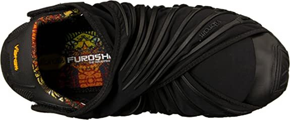 Vibram Furoshiki Wrapping Sole Sz 7.5 M EU 40 Men’s Stretch Shoes Black 18MAD06