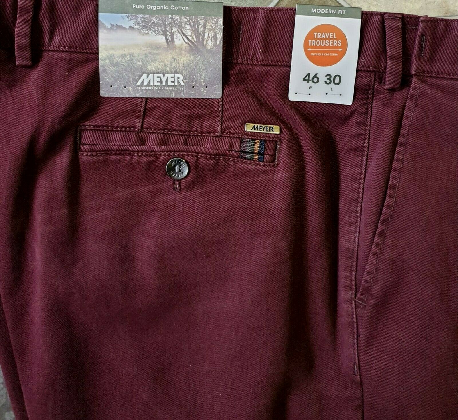Meyer NewWinter Cotton Oslo Burgu Chinos 5552/56 for Big Men 42″44″46″48″50″52″