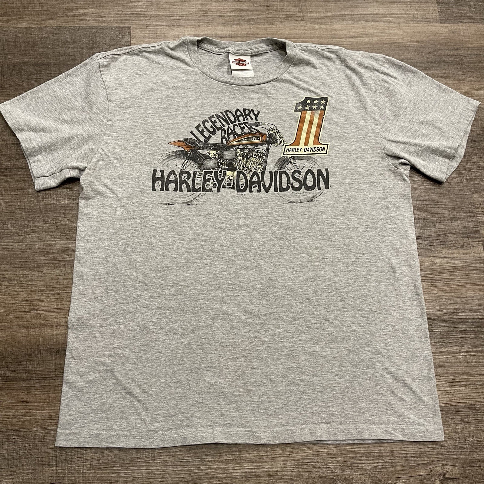 Harley Davidson 2016 Legendary Racer Double Side T-Shirt Johnstown, PA Mens XL