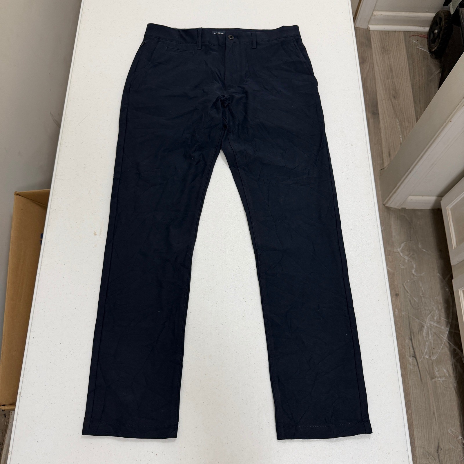 J.Crew 484 Slim Fit Performance Pant Navy Blue Mens 31×30 CG696 NEW